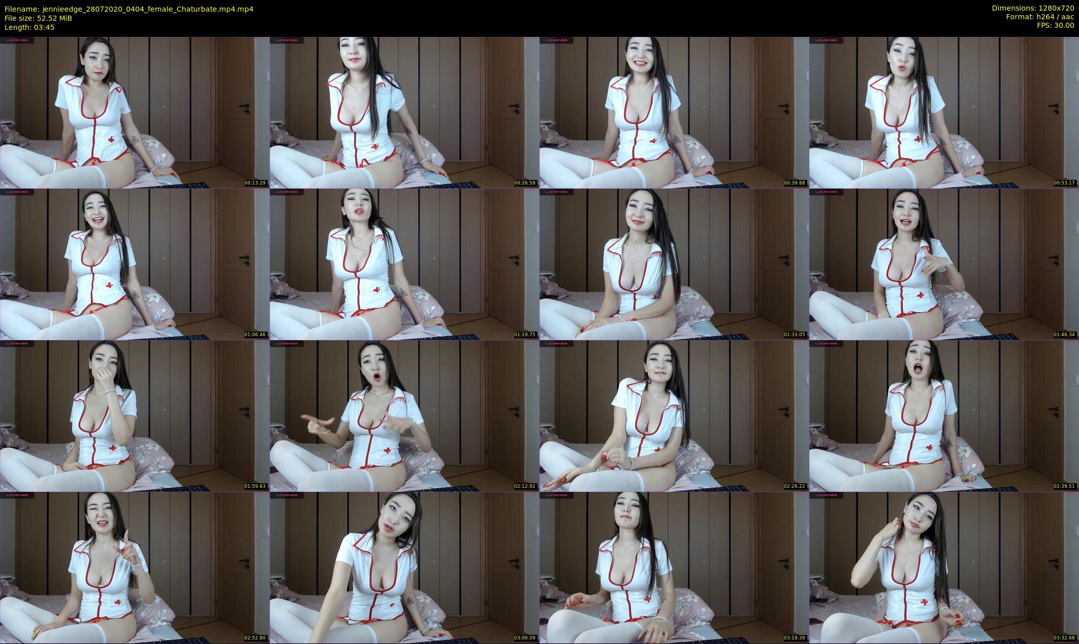 jennieedge — 4 minute Chaturbate female cam show recording, 720p, Jul 28, 2020