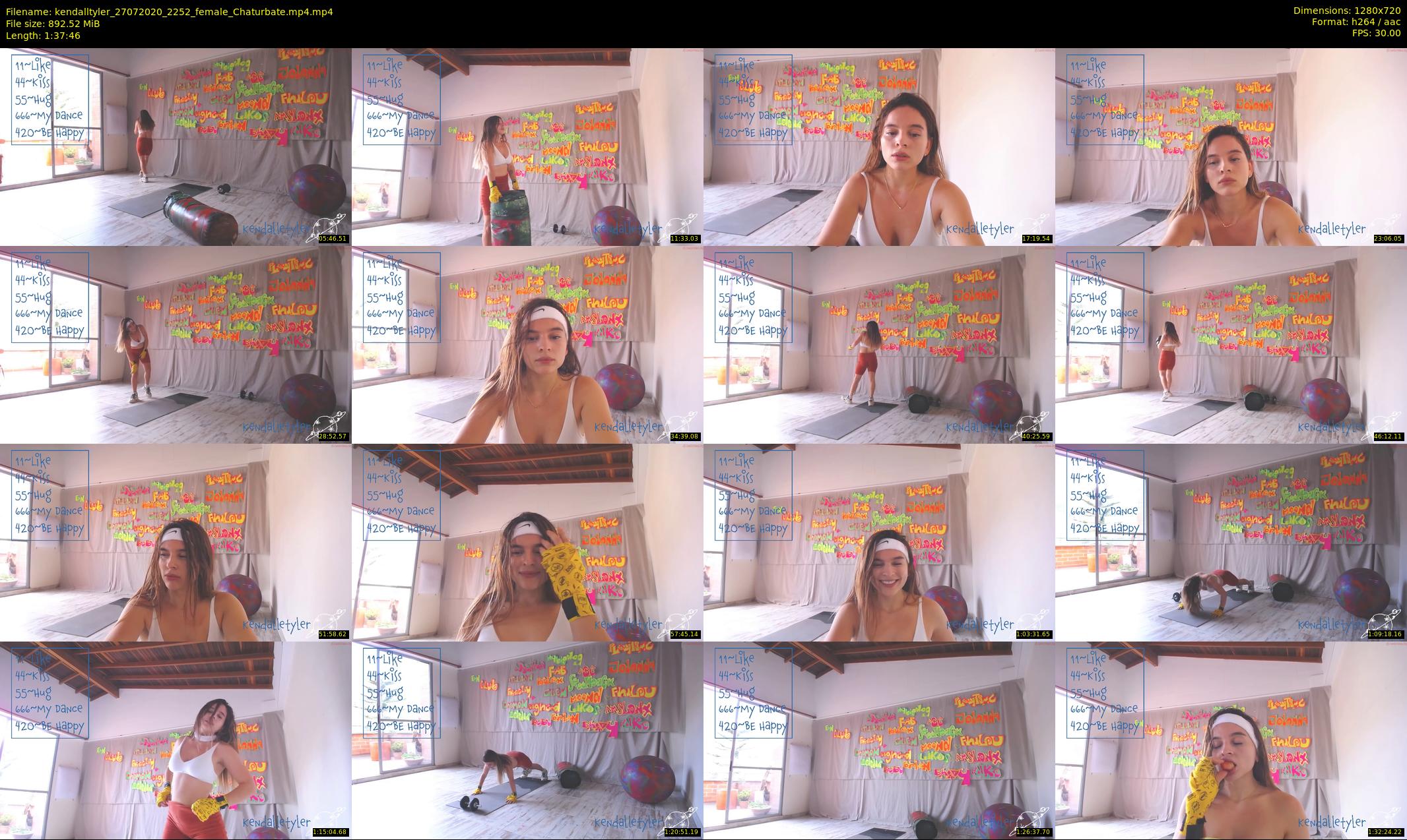 kendalltyler — 98 minute Chaturbate female cam show recording, 720p, Jul 27, 2020