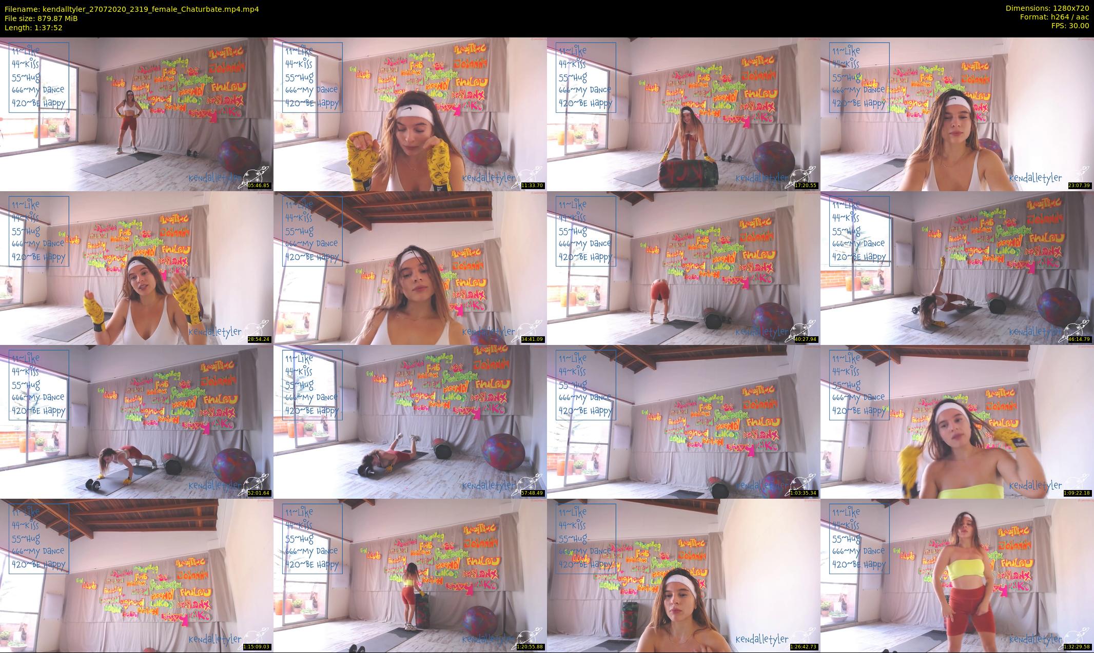 kendalltyler — 98 minute Chaturbate female cam show recording, 720p, Jul 27, 2020