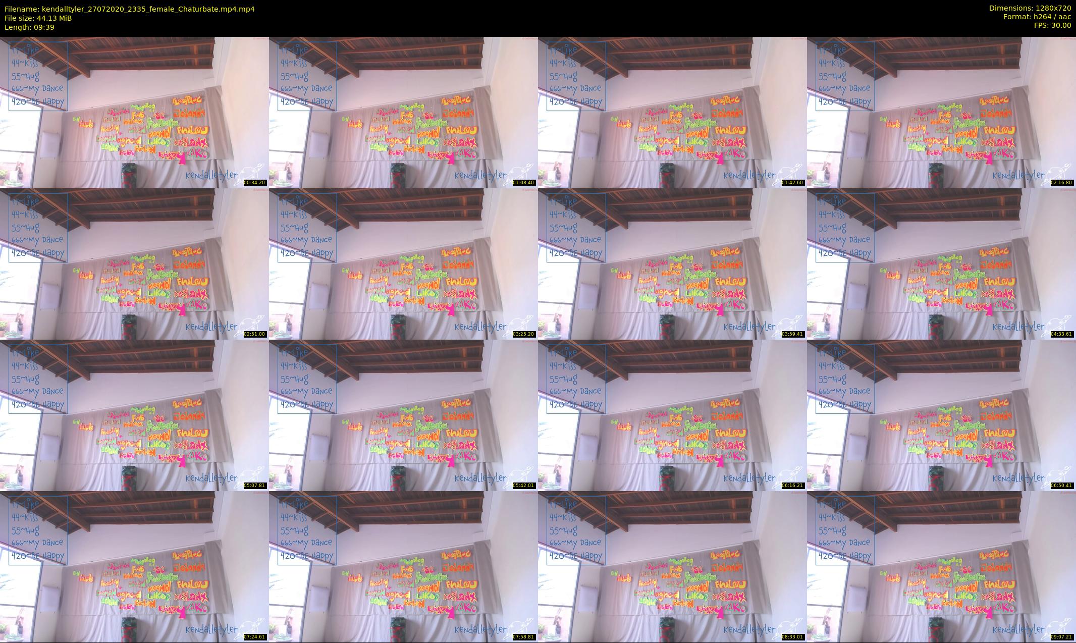 kendalltyler — 10 minute Chaturbate female cam show recording, 720p, Jul 27, 2020