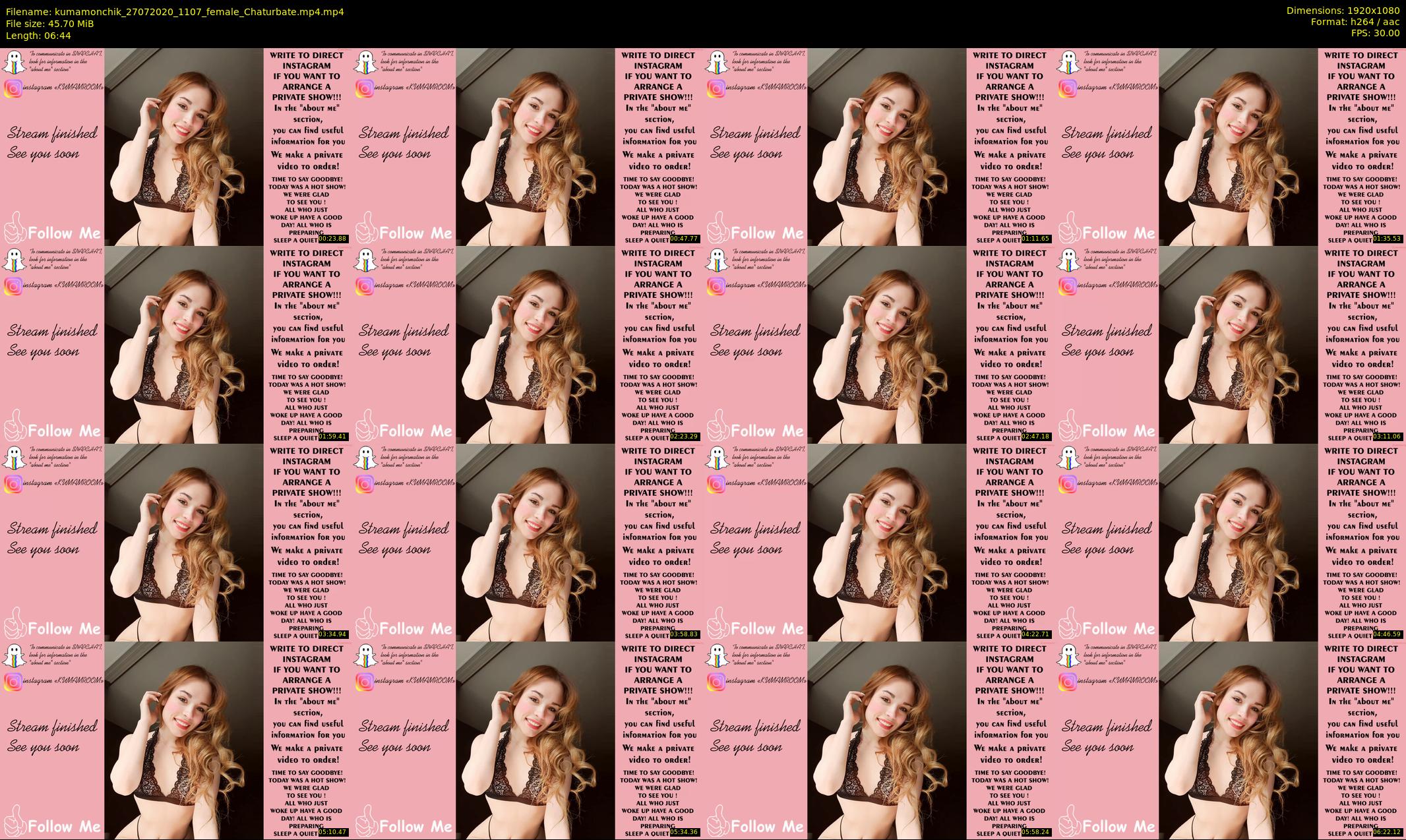 kumamonchik — 7 minute Chaturbate couple cam show recording, 1080p, Jul 27, 2020