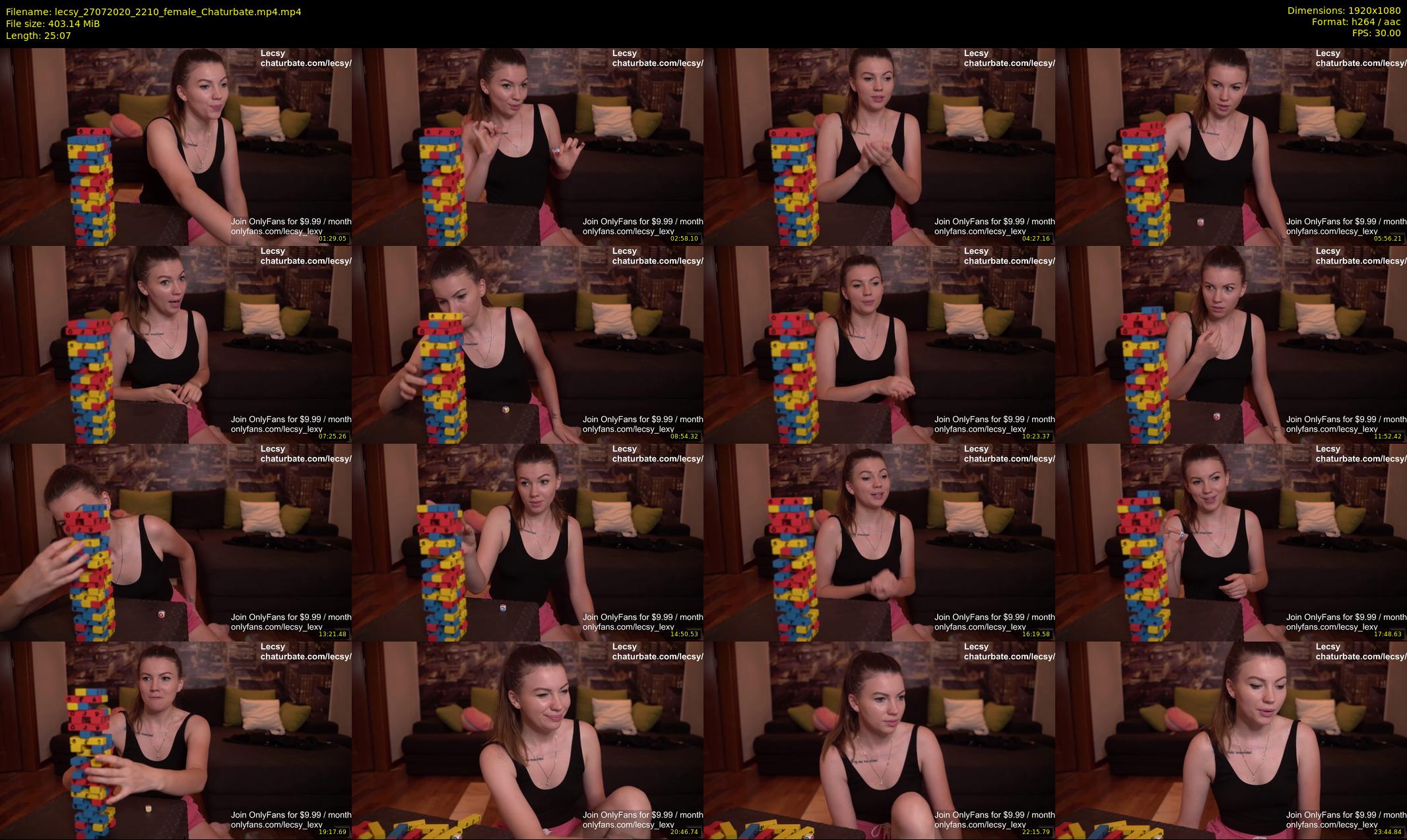 lecsy — 26 minute Chaturbate female cam show recording, 1080p, Jul 27, 2020