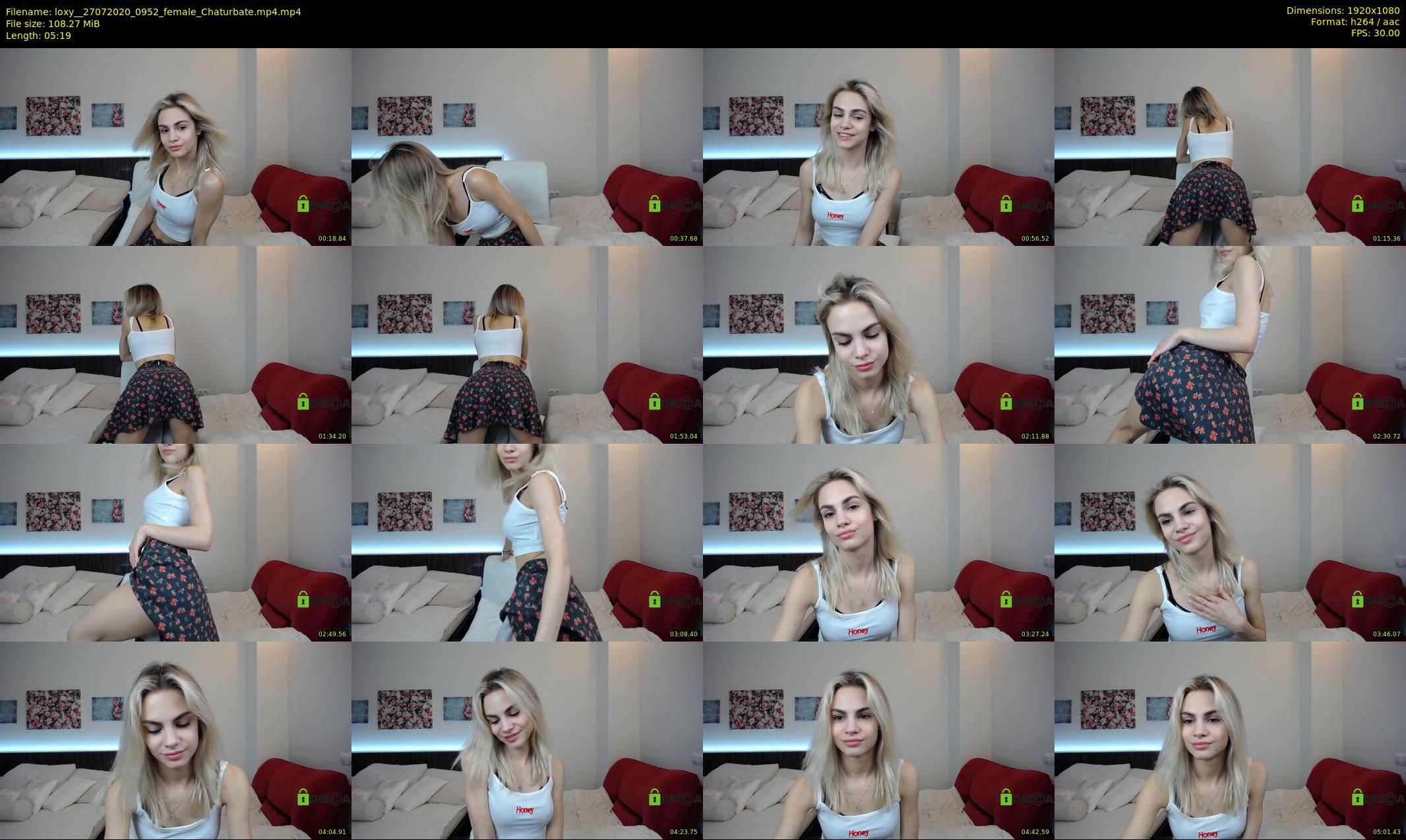 loxy_ — 6 minute Chaturbate female cam show recording, 1080p, Jul 27, 2020