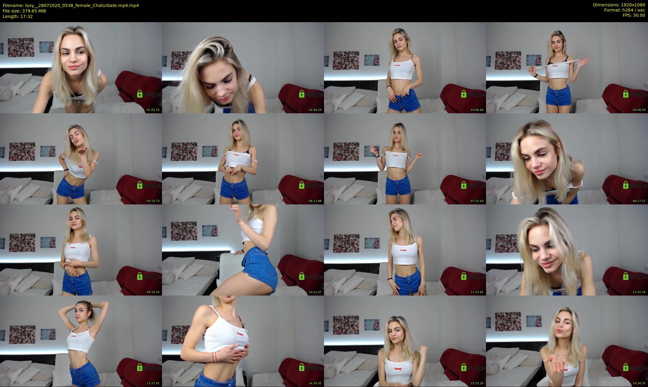 loxy_ — 18 minute Chaturbate female cam show recording, 1080p, Jul 28, 2020