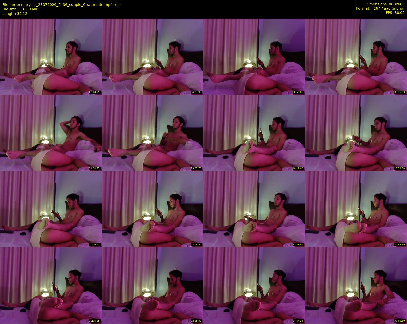 marysuz — 40 minute Chaturbate couple cam show recording, 480p, Jul 28, 2020