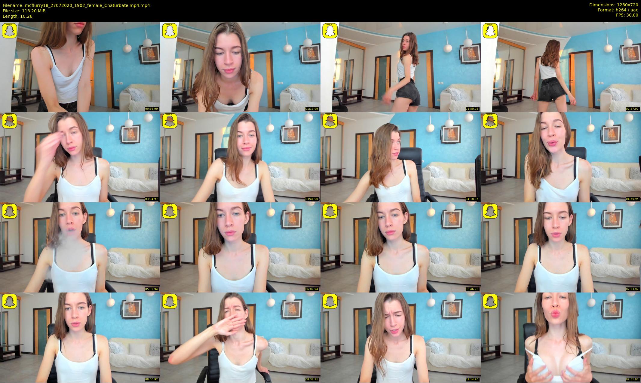 mcflurry18 — 11 minute Chaturbate female cam show recording, 720p, Jul 27, 2020
