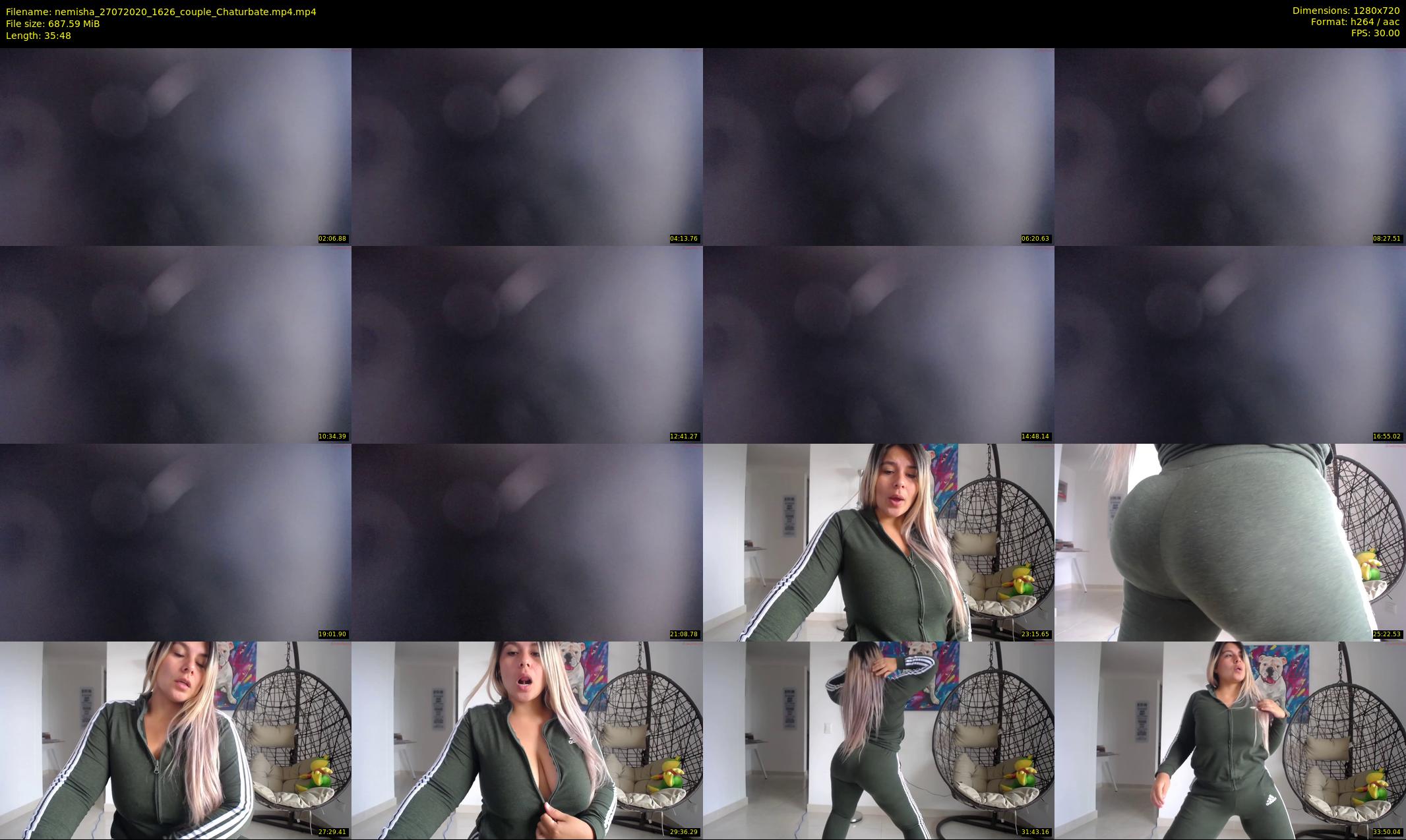 nemisha — 36 minute Chaturbate female cam show recording, 720p, Jul 27, 2020