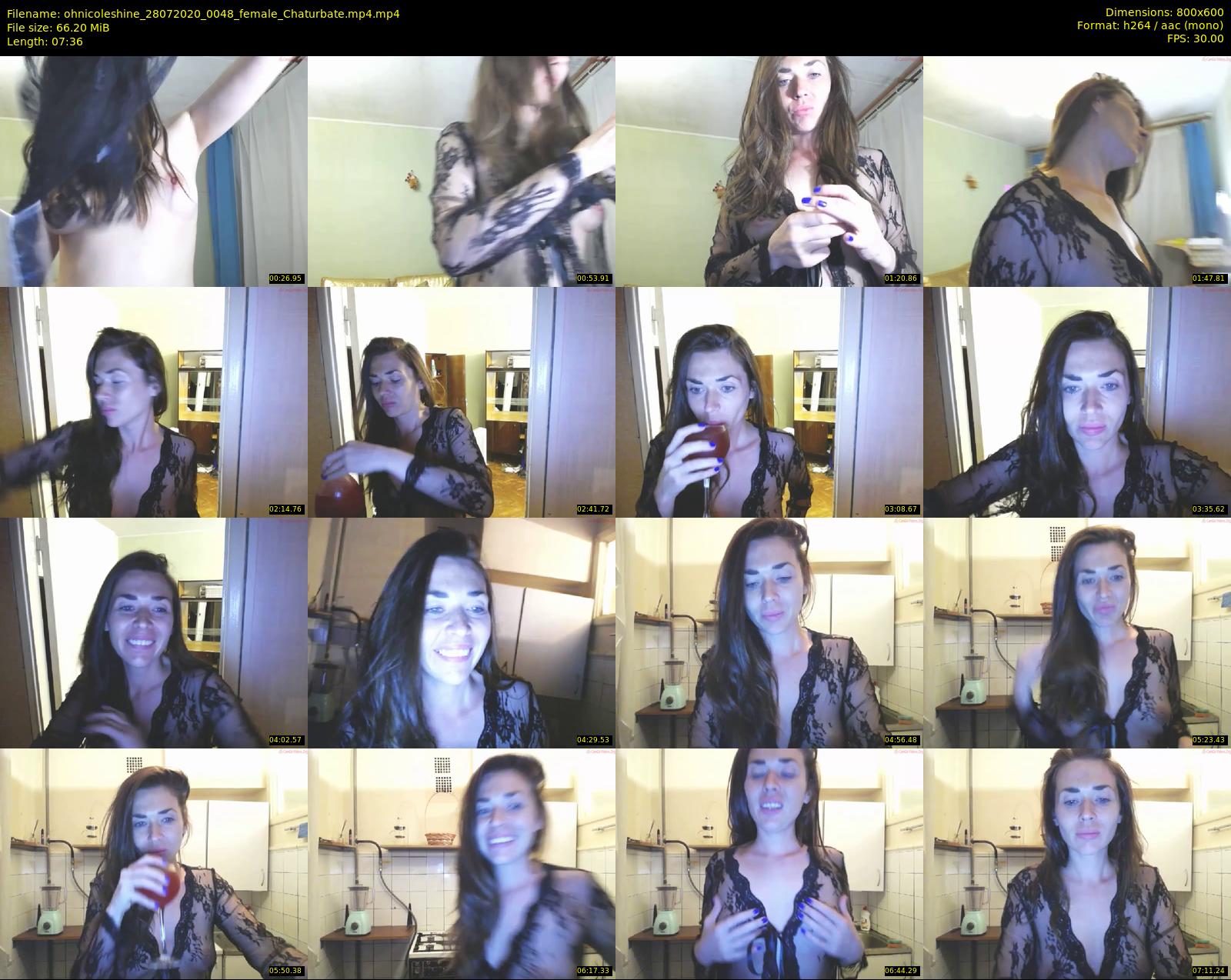 ohnicoleshine — 8 minute Chaturbate female cam show recording, 480p, Jul 28, 2020