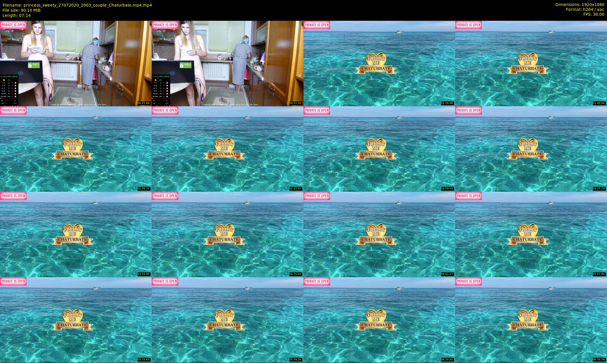 princess_sweety — 8 minute Chaturbate couple cam show recording, 1080p, Jul 27, 2020