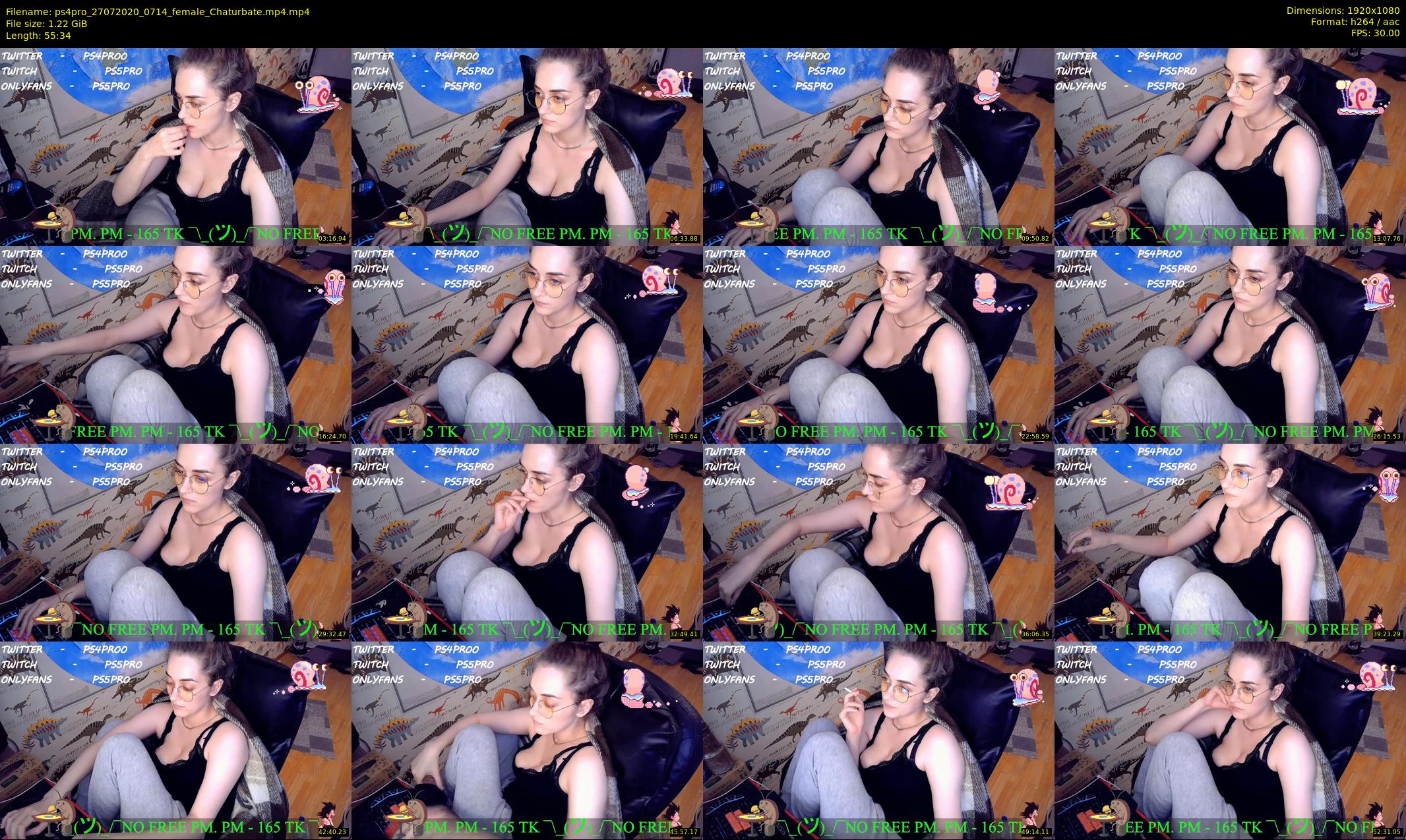 ps4pro — 56 minute Chaturbate female cam show recording, 1080p, Jul 27, 2020