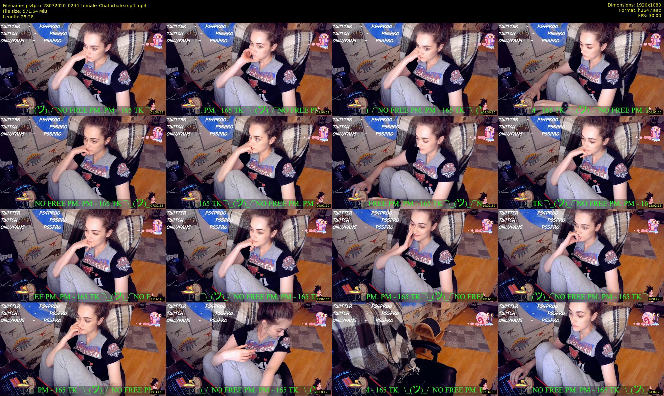 ps4pro — 26 minute Chaturbate female cam show recording, 1080p, Jul 28, 2020