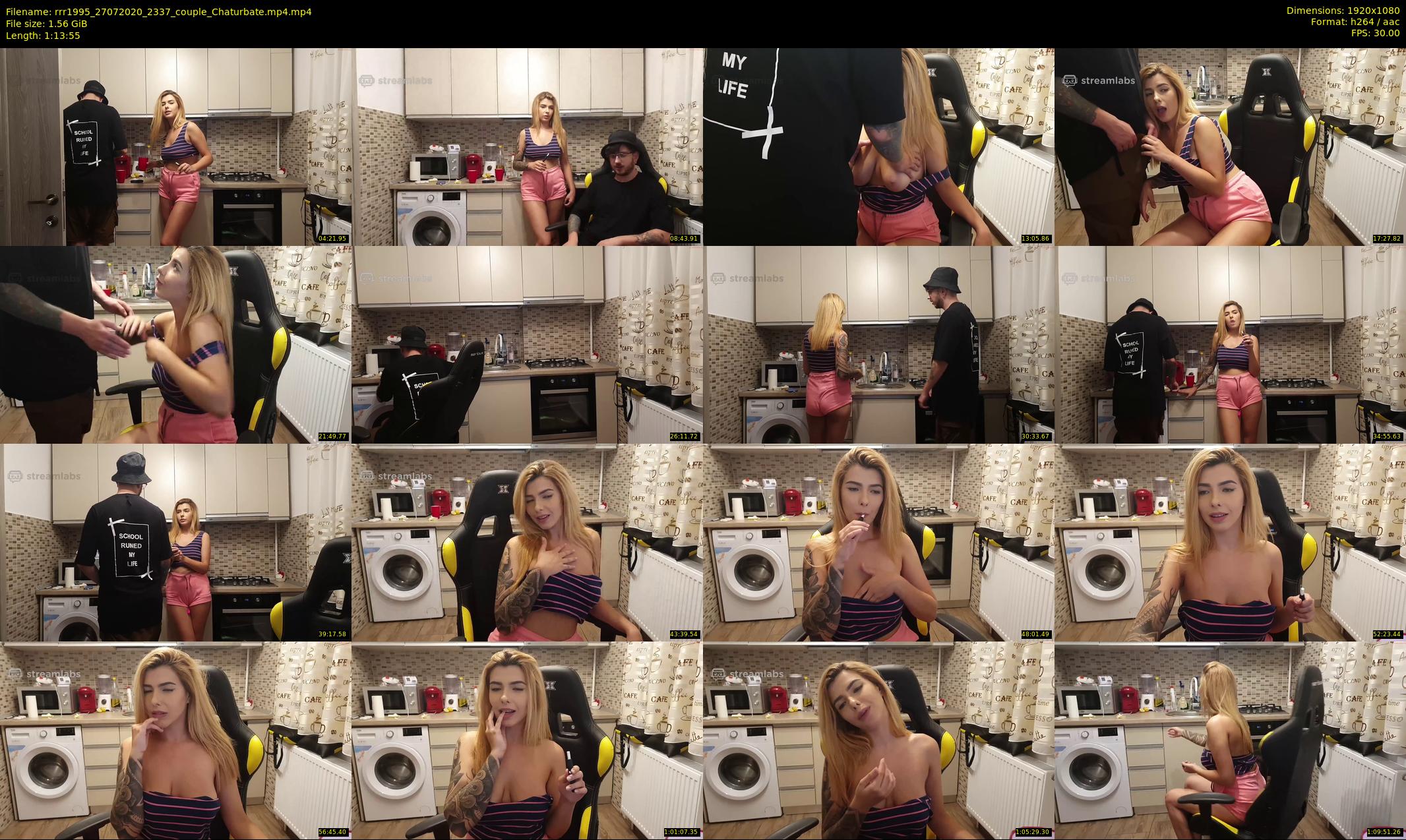 rrr1995 — 74 minute Chaturbate couple cam show recording, 1080p, Jul 27, 2020