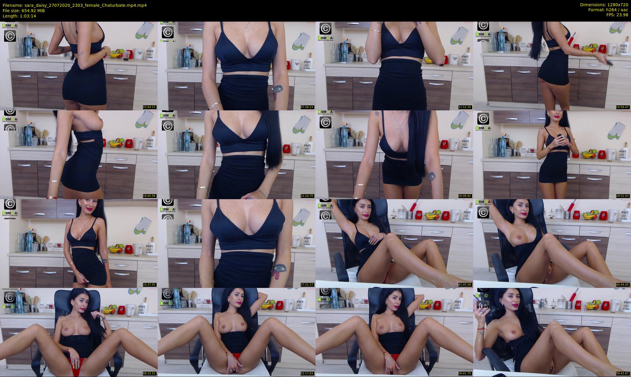 sara_daisy — 64 minute Chaturbate female cam show recording, 720p, Jul 27, 2020