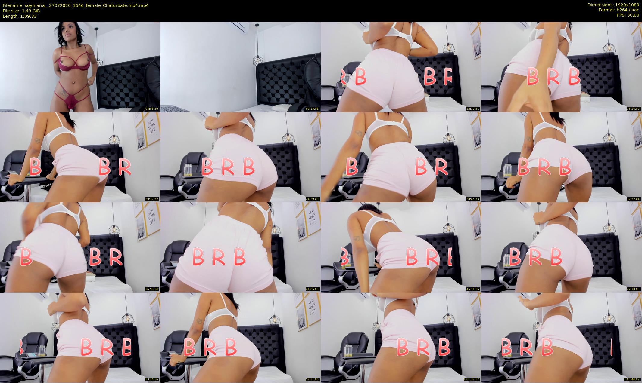 soymaria_ — 70 minute Chaturbate female cam show recording, 1080p, Jul 27, 2020