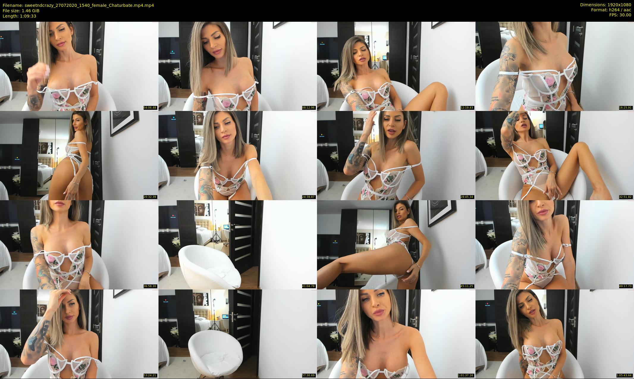 sweetndcrazy — 70 minute Chaturbate female cam show recording, 1080p, Jul 27, 2020