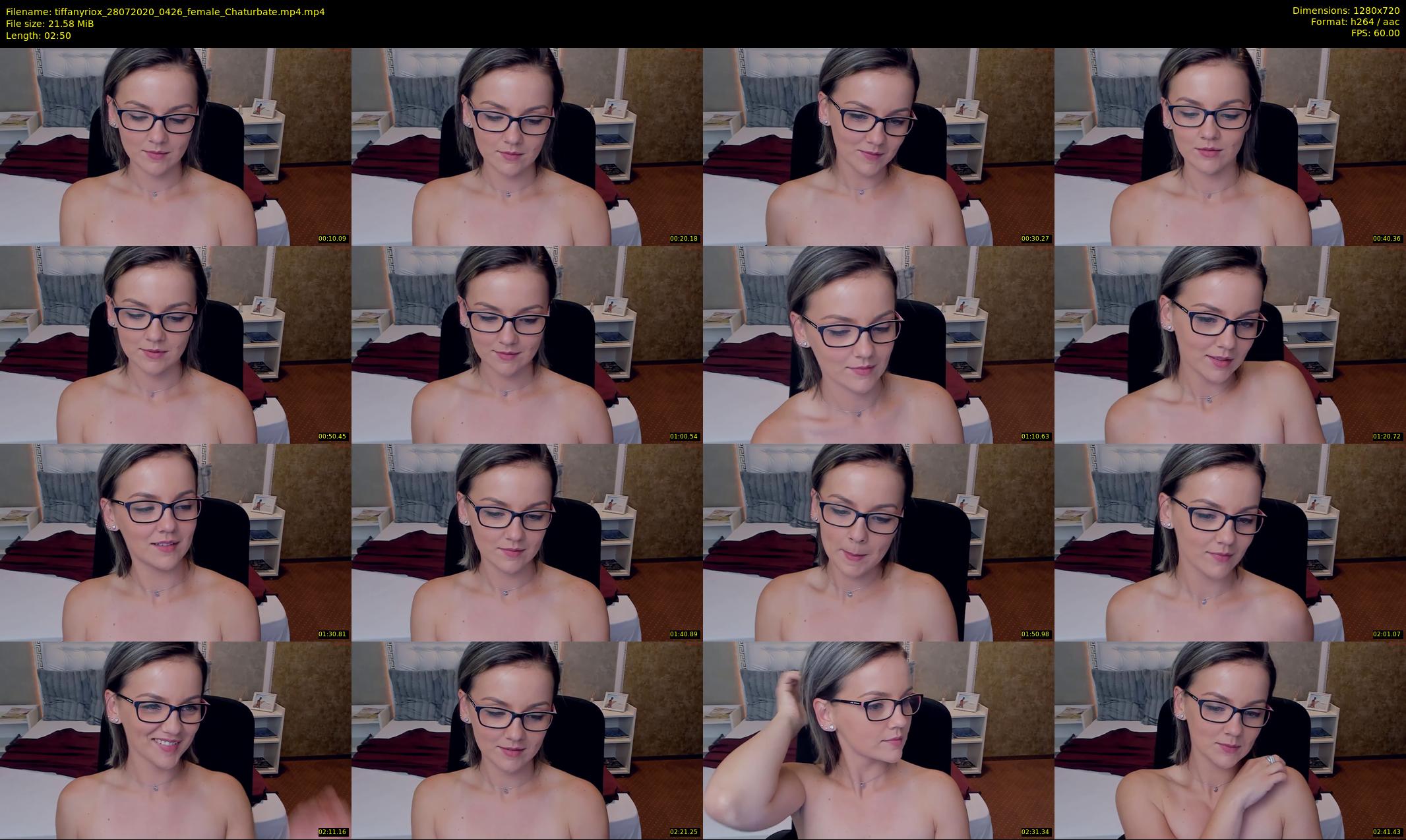 tiffanyriox — 3 minute Chaturbate female cam show recording, 720p, Jul 28, 2020