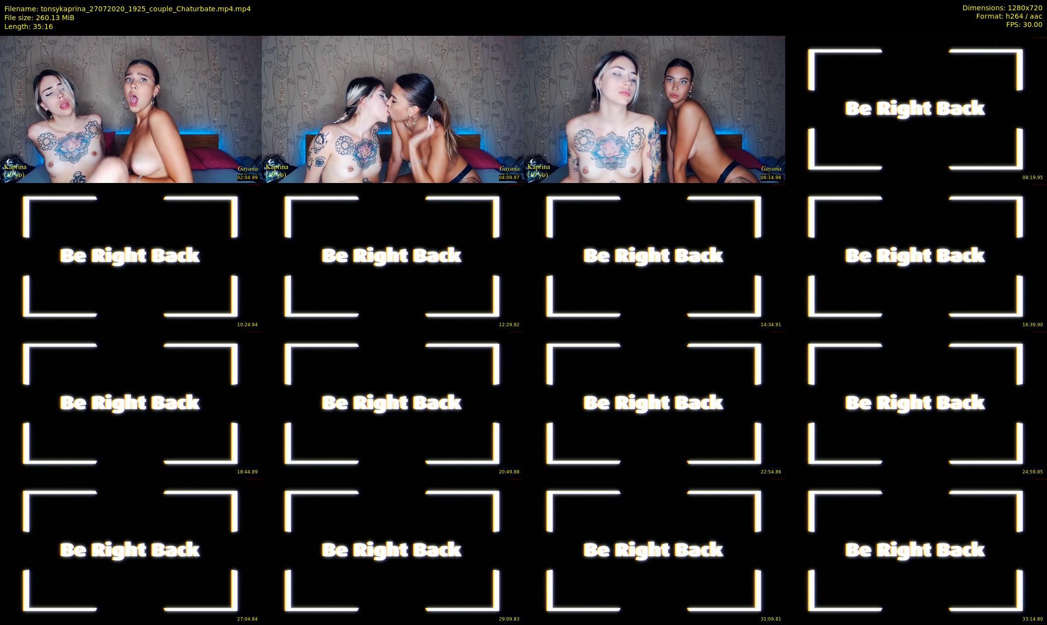 tonsykaprina — 36 minute Chaturbate couple cam show recording, 720p, Jul 27, 2020
