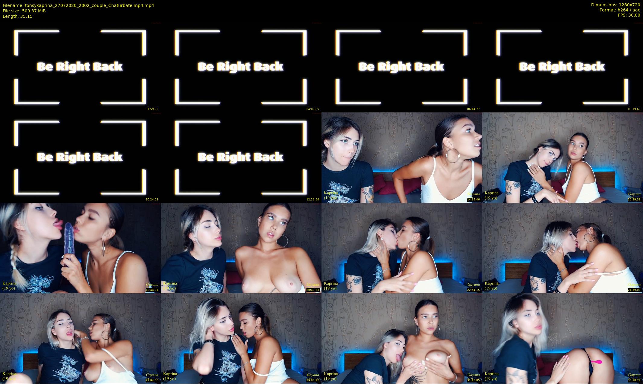 tonsykaprina — 36 minute Chaturbate couple cam show recording, 720p, Jul 27, 2020