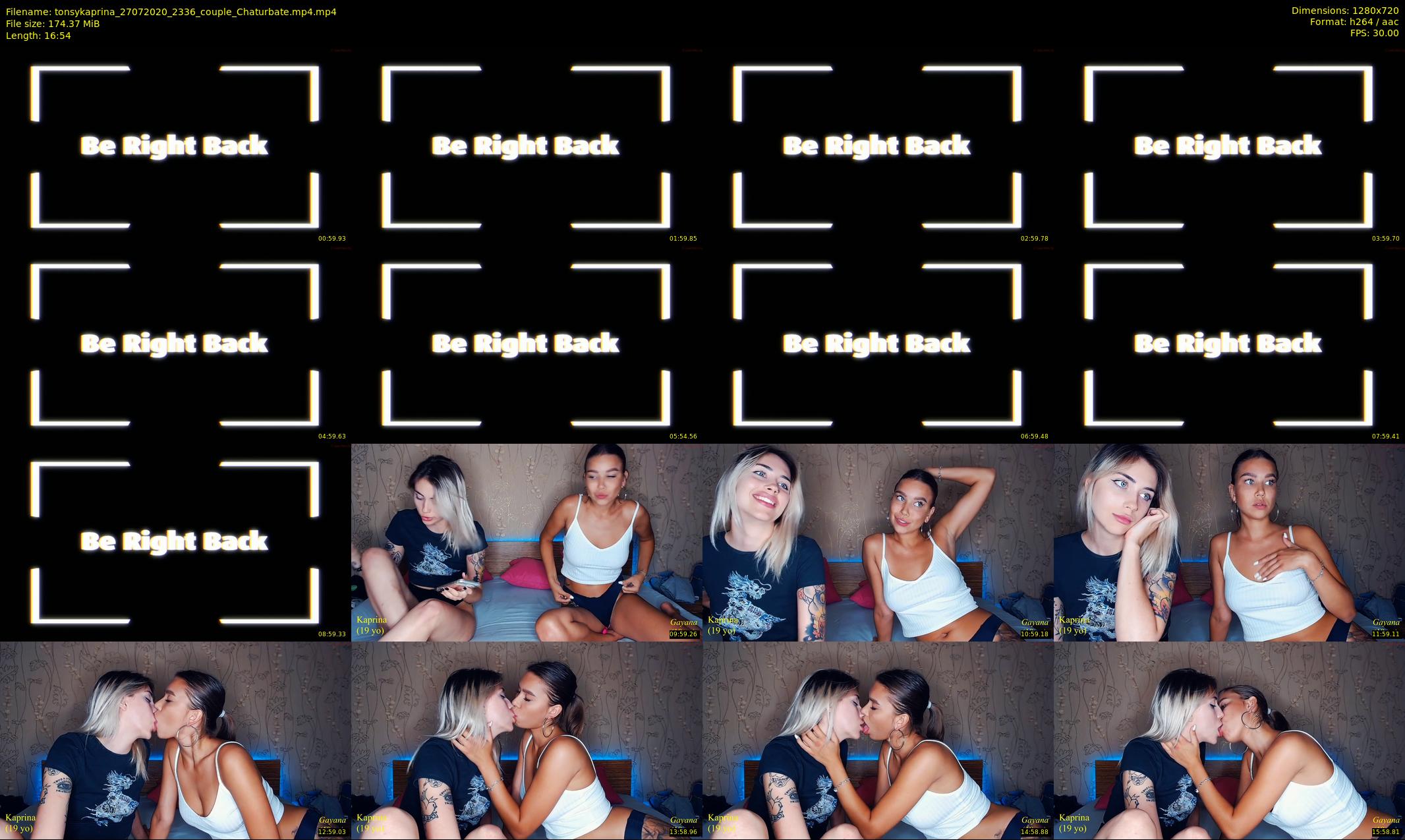 tonsykaprina — 17 minute Chaturbate couple cam show recording, 720p, Jul 27, 2020