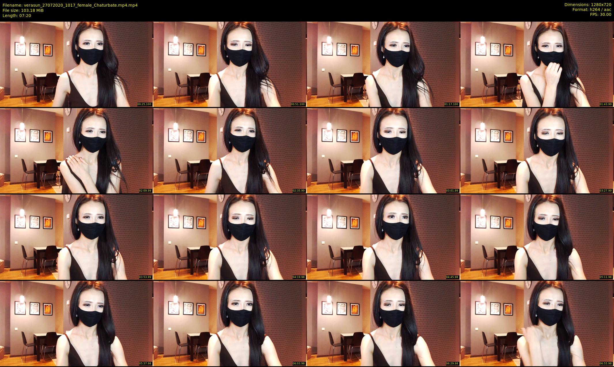 verasun — 8 minute Chaturbate female cam show recording, 720p, Jul 27, 2020