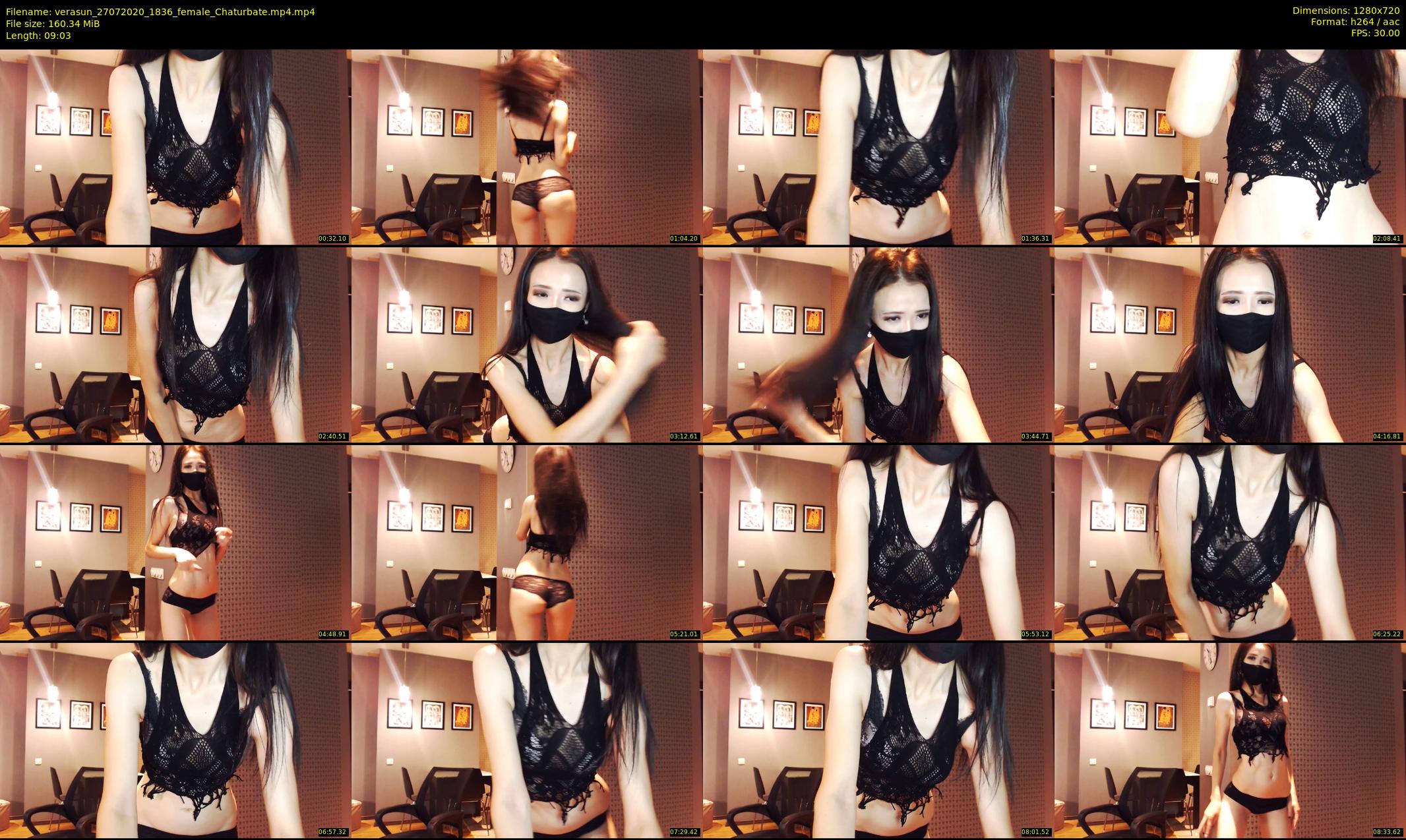 verasun — 10 minute Chaturbate female cam show recording, 720p, Jul 27, 2020