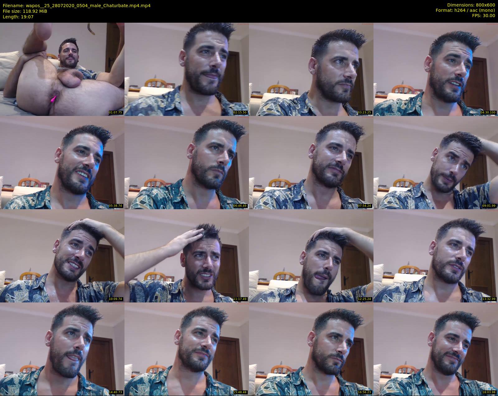 wapos__25 — 20 minute Chaturbate male cam show recording, 480p, Jul 28, 2020