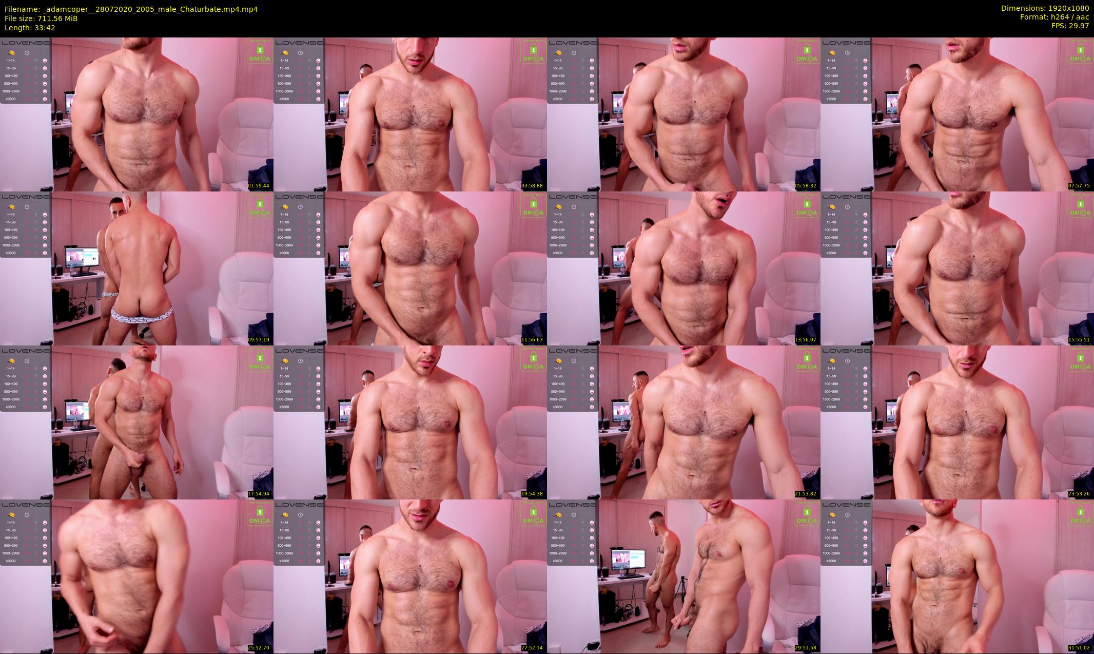 _adamcoper_ — 34 minute Chaturbate male cam show recording, 1080p, Jul 28, 2020