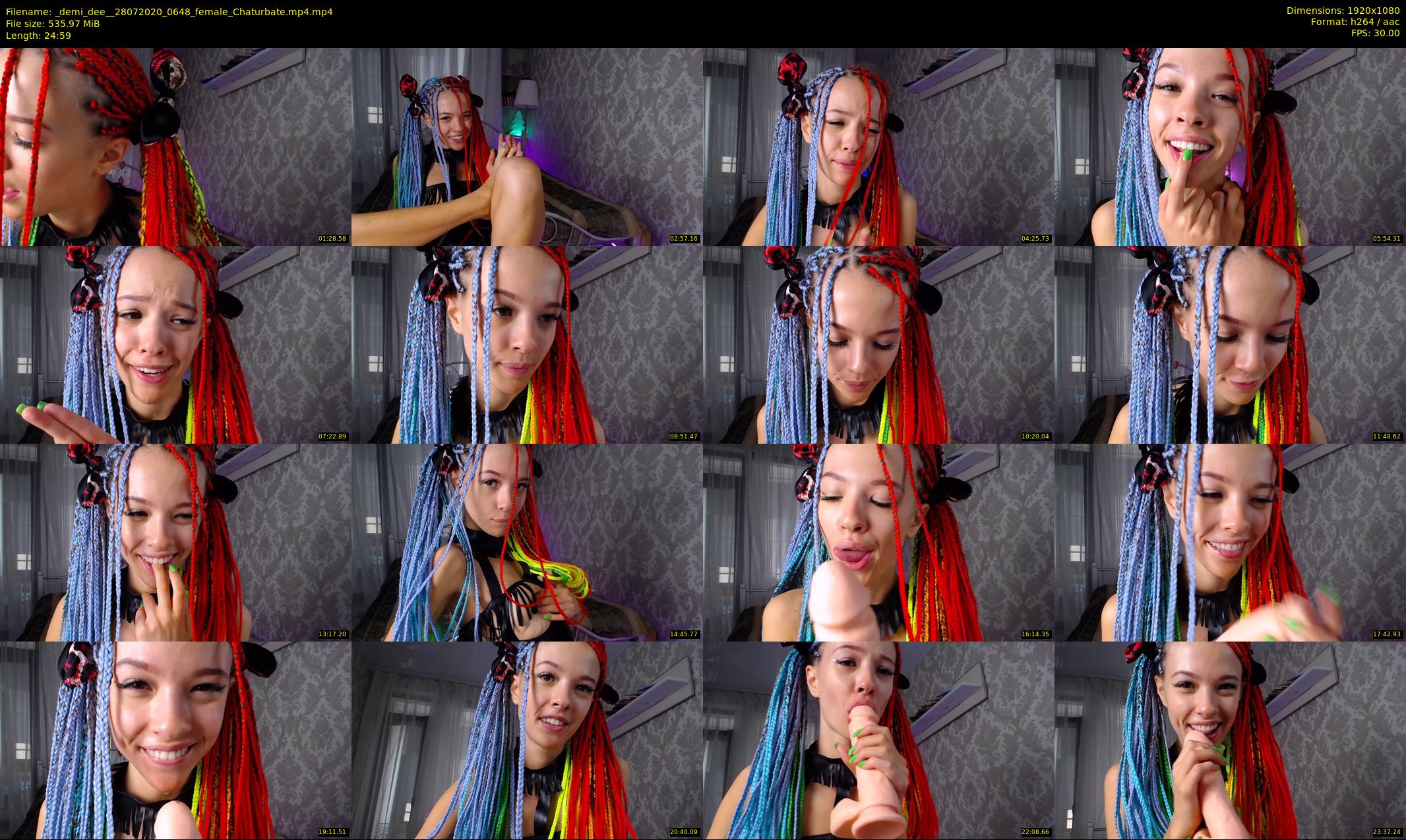 _demi_dee_ — 25 minute Chaturbate female cam show recording, 1080p, Jul 28, 2020