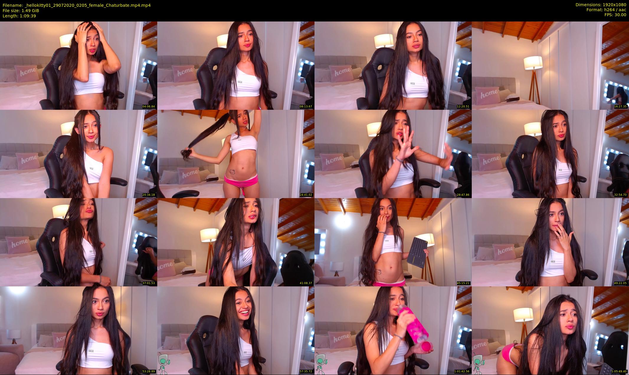 _hellokitty01 — 70 minute Chaturbate female cam show recording, 1080p, Jul 29, 2020