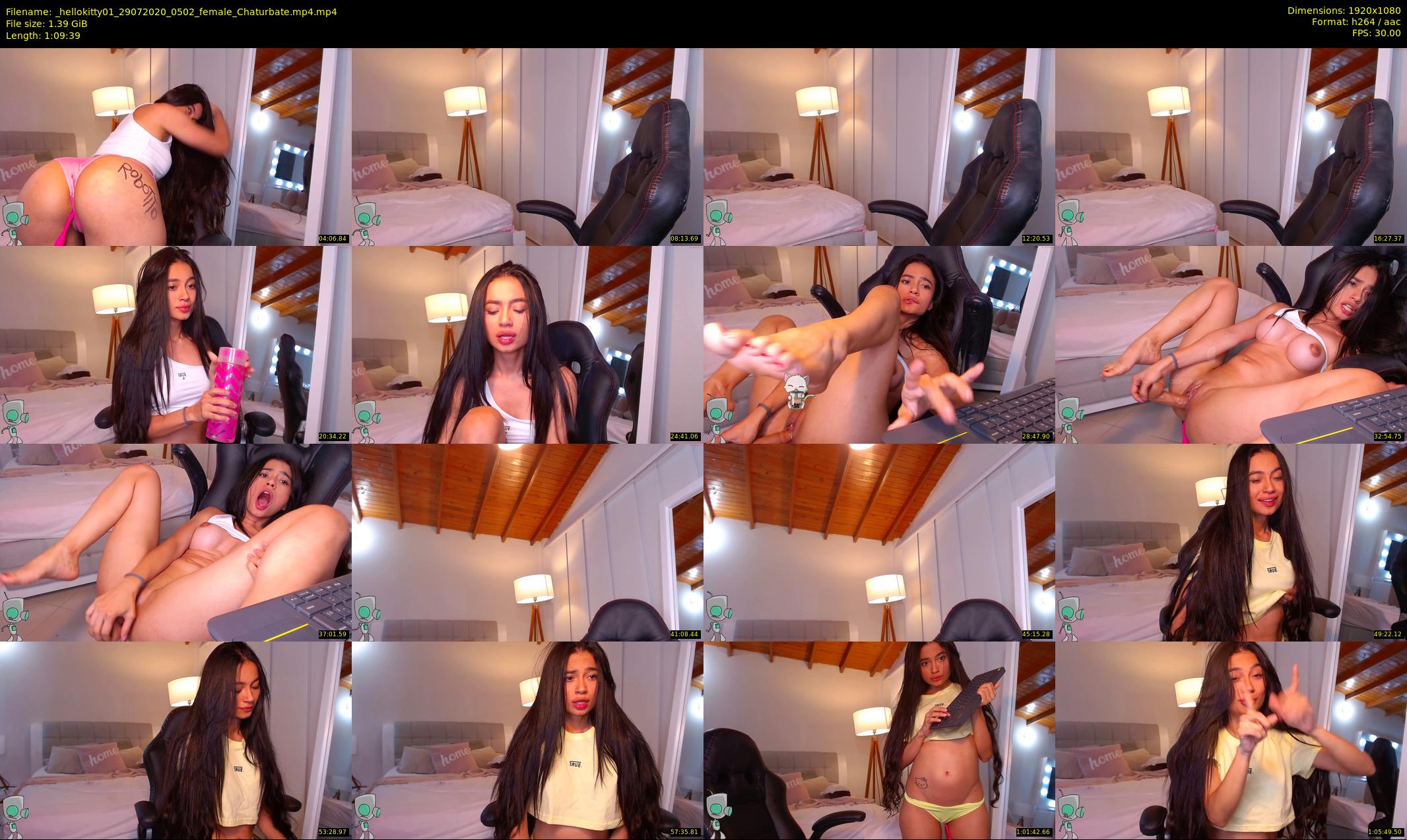 _hellokitty01 — 70 minute Chaturbate female cam show recording, 1080p, Jul 29, 2020