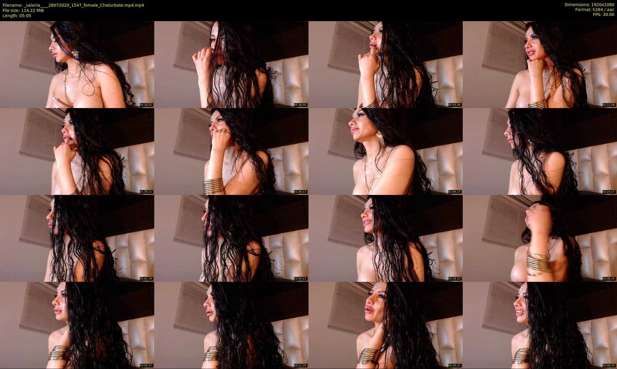 _valeria___ — 6 minute Chaturbate female cam show recording, 1080p, Jul 28, 2020