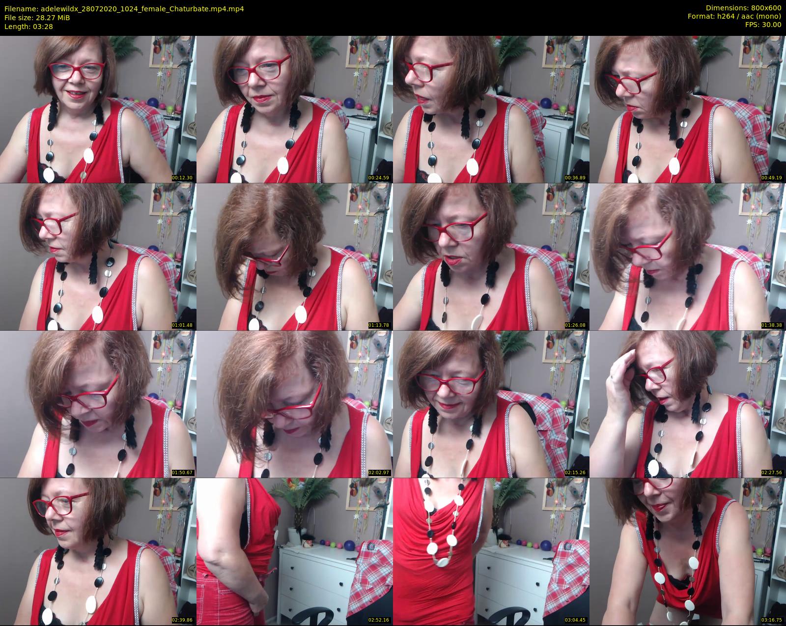 adelewildx — 4 minute Chaturbate female cam show recording, 480p, Jul 28, 2020