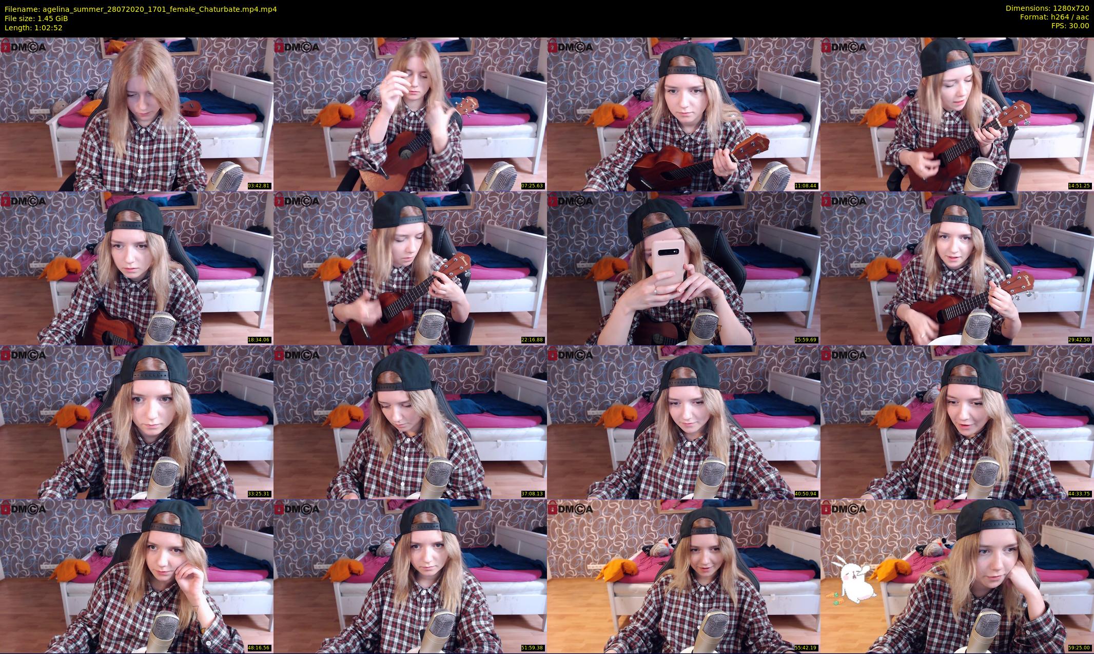 agelina_summer — 63 minute Chaturbate female cam show recording, 720p, Jul 28, 2020