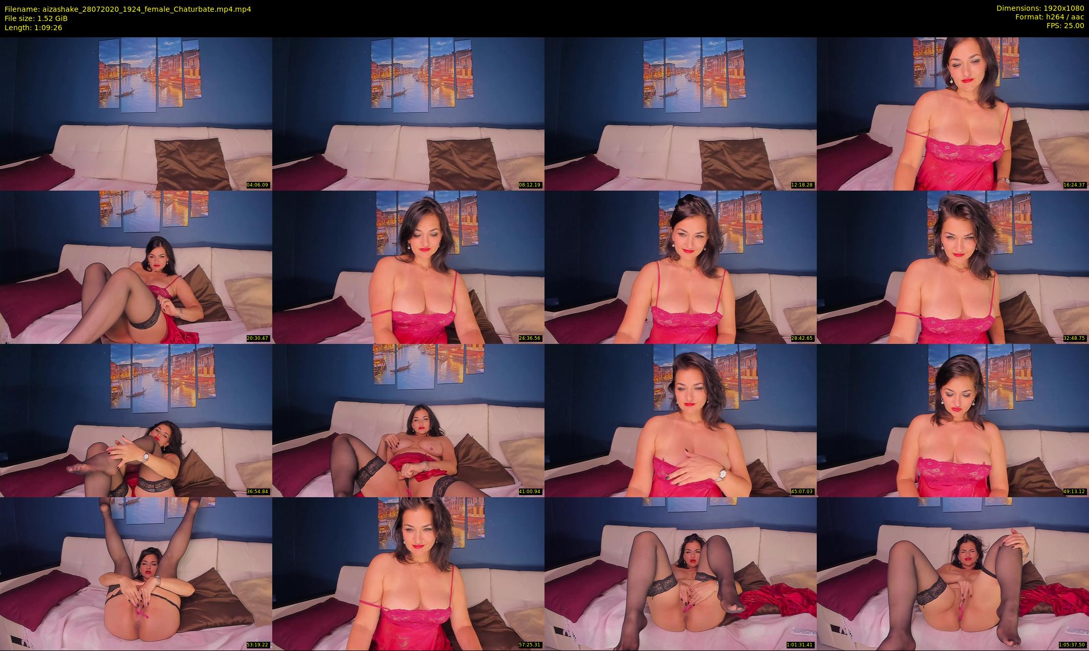 aizashake — 70 minute Chaturbate female cam show recording, 1080p, Jul 28, 2020