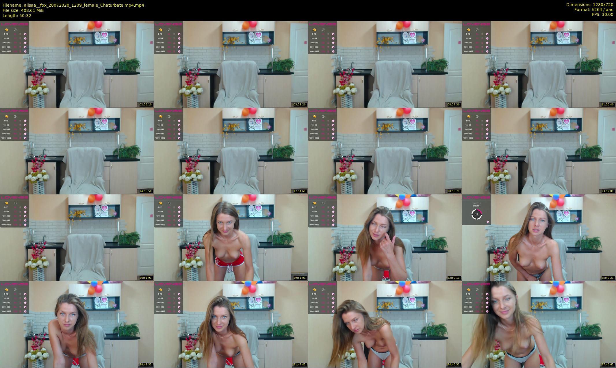 alisaa__fox — 51 minute Chaturbate female cam show recording, 720p, Jul 28, 2020