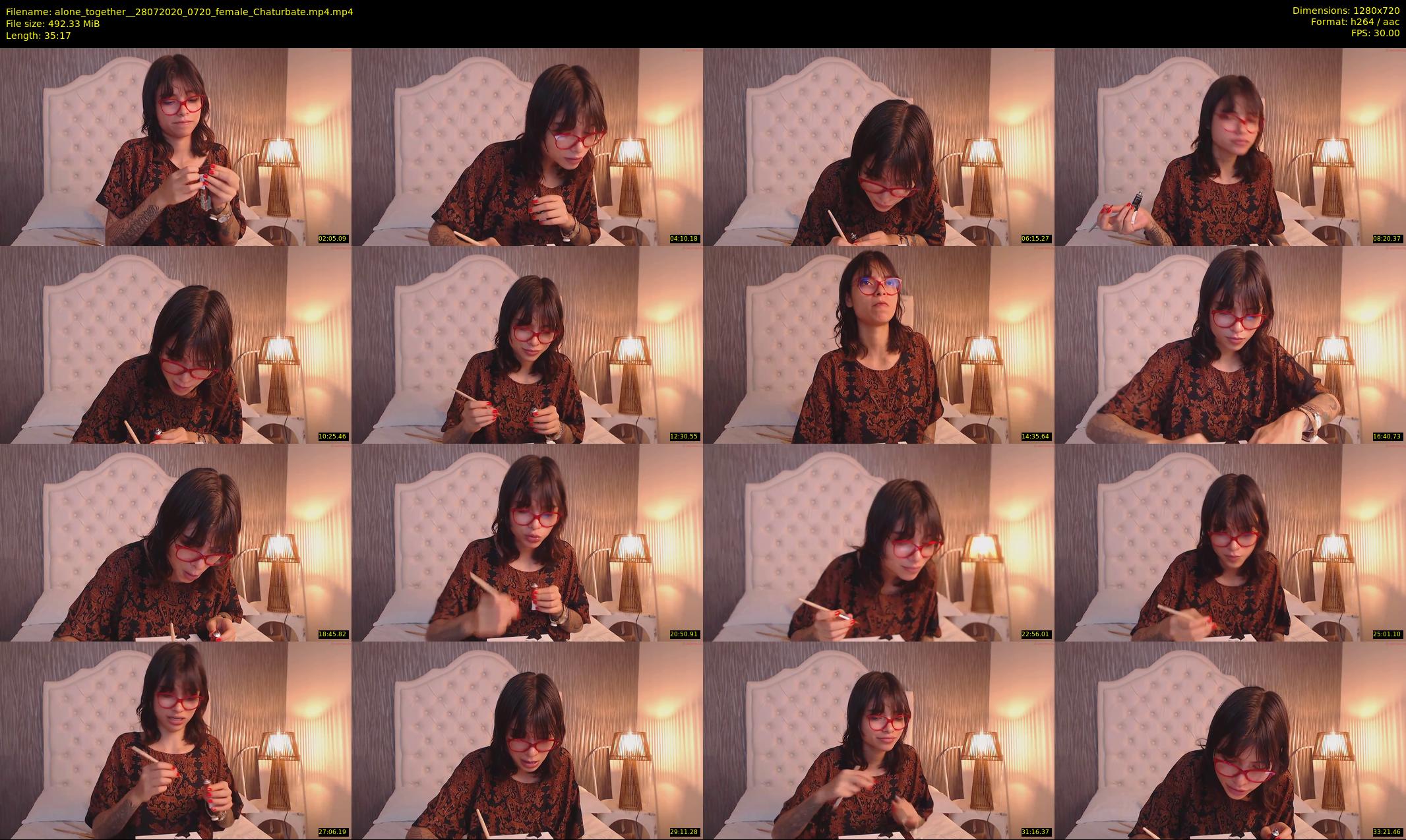 alone_together_ — 36 minute Chaturbate female cam show recording, 720p, Jul 28, 2020