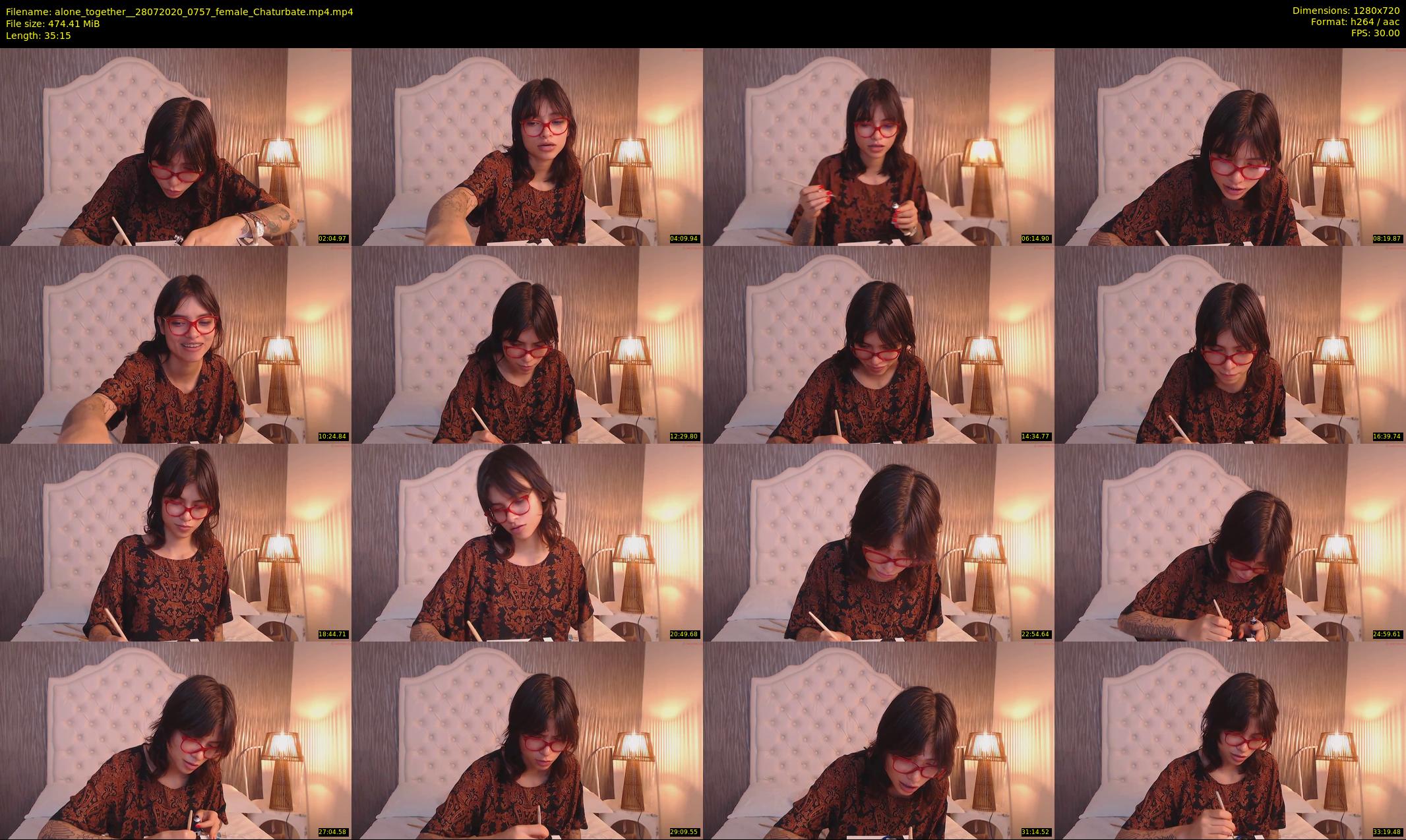 alone_together_ — 36 minute Chaturbate female cam show recording, 720p, Jul 28, 2020