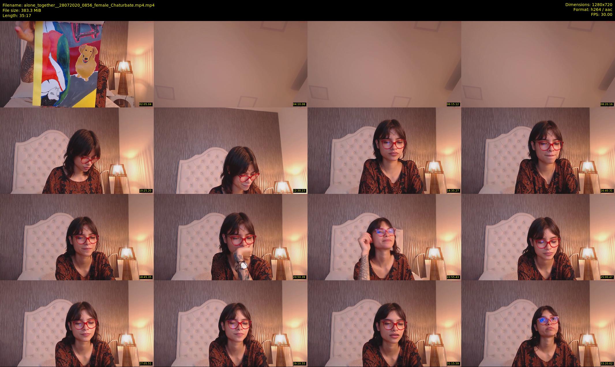 alone_together_ — 36 minute Chaturbate female cam show recording, 720p, Jul 28, 2020