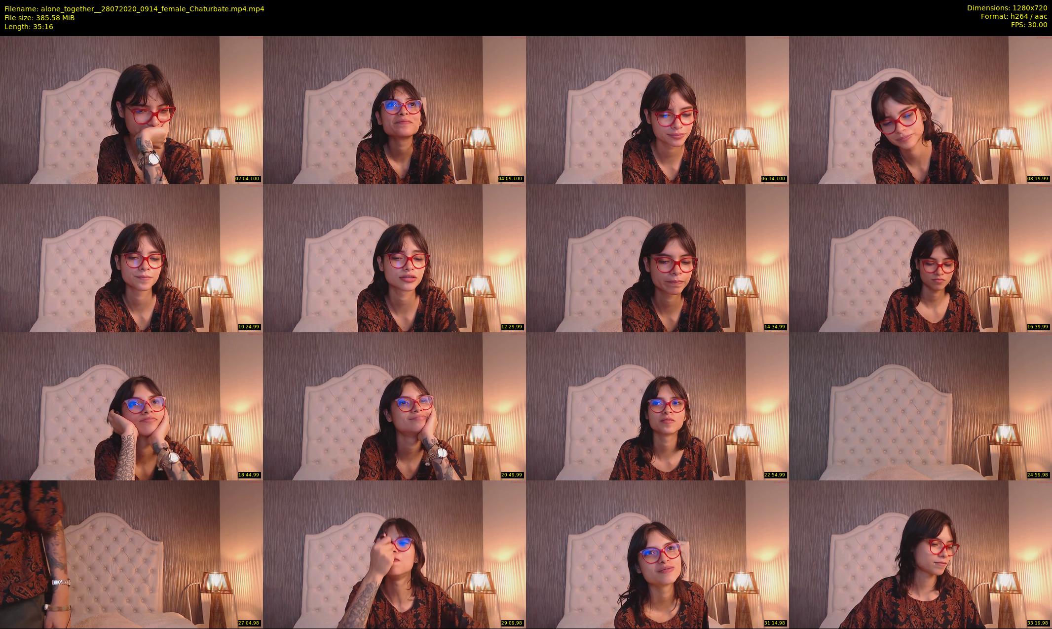 alone_together_ — 36 minute Chaturbate female cam show recording, 720p, Jul 28, 2020
