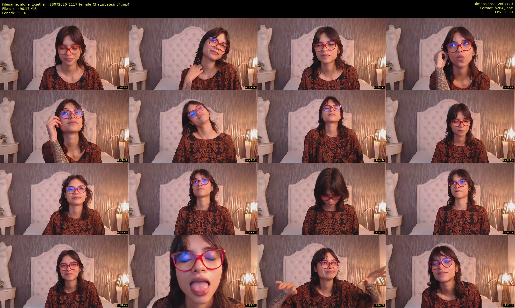 alone_together_ — 36 minute Chaturbate female cam show recording, 720p, Jul 28, 2020
