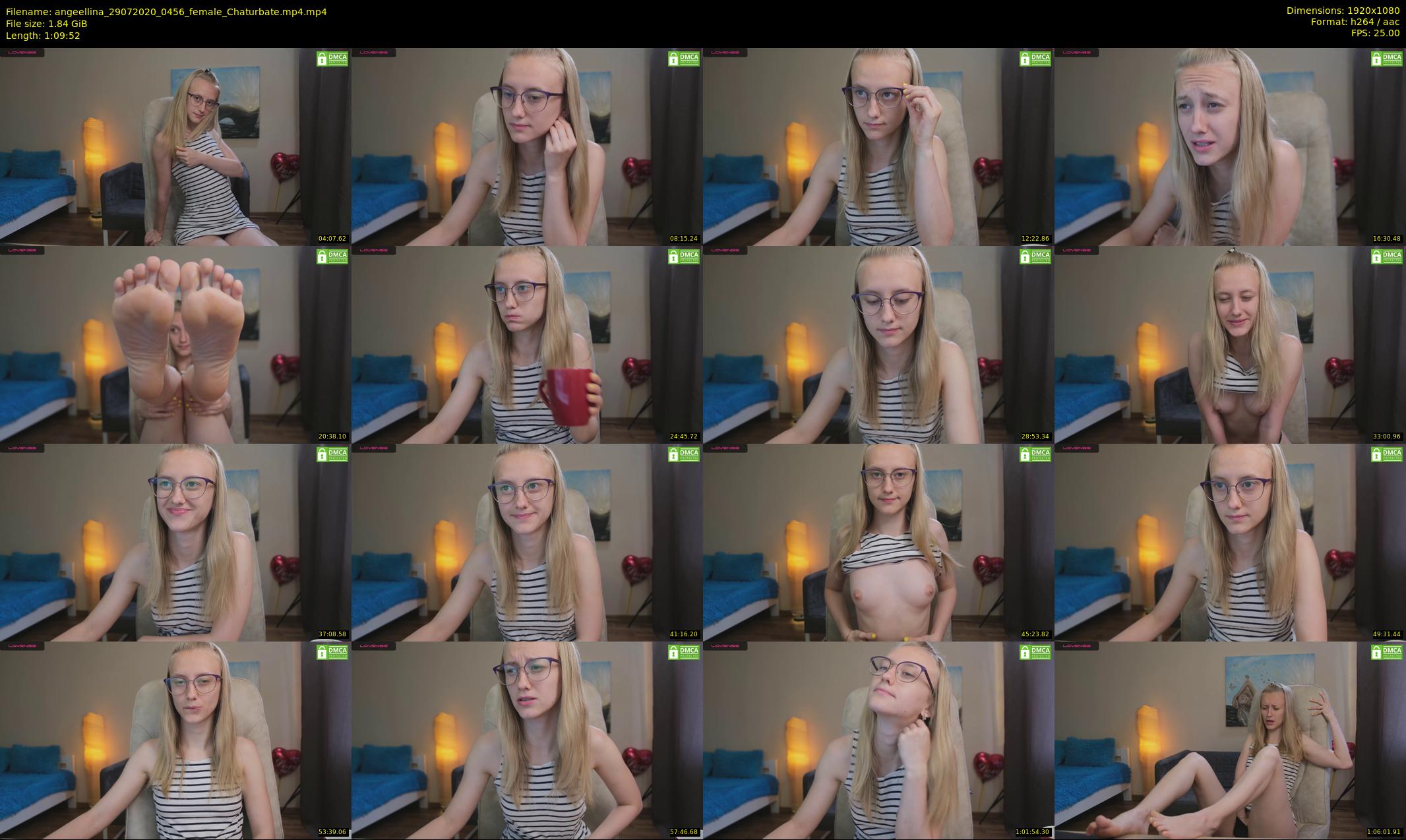 angeellina — 70 minute Chaturbate female cam show recording, 1080p, Jul 29, 2020