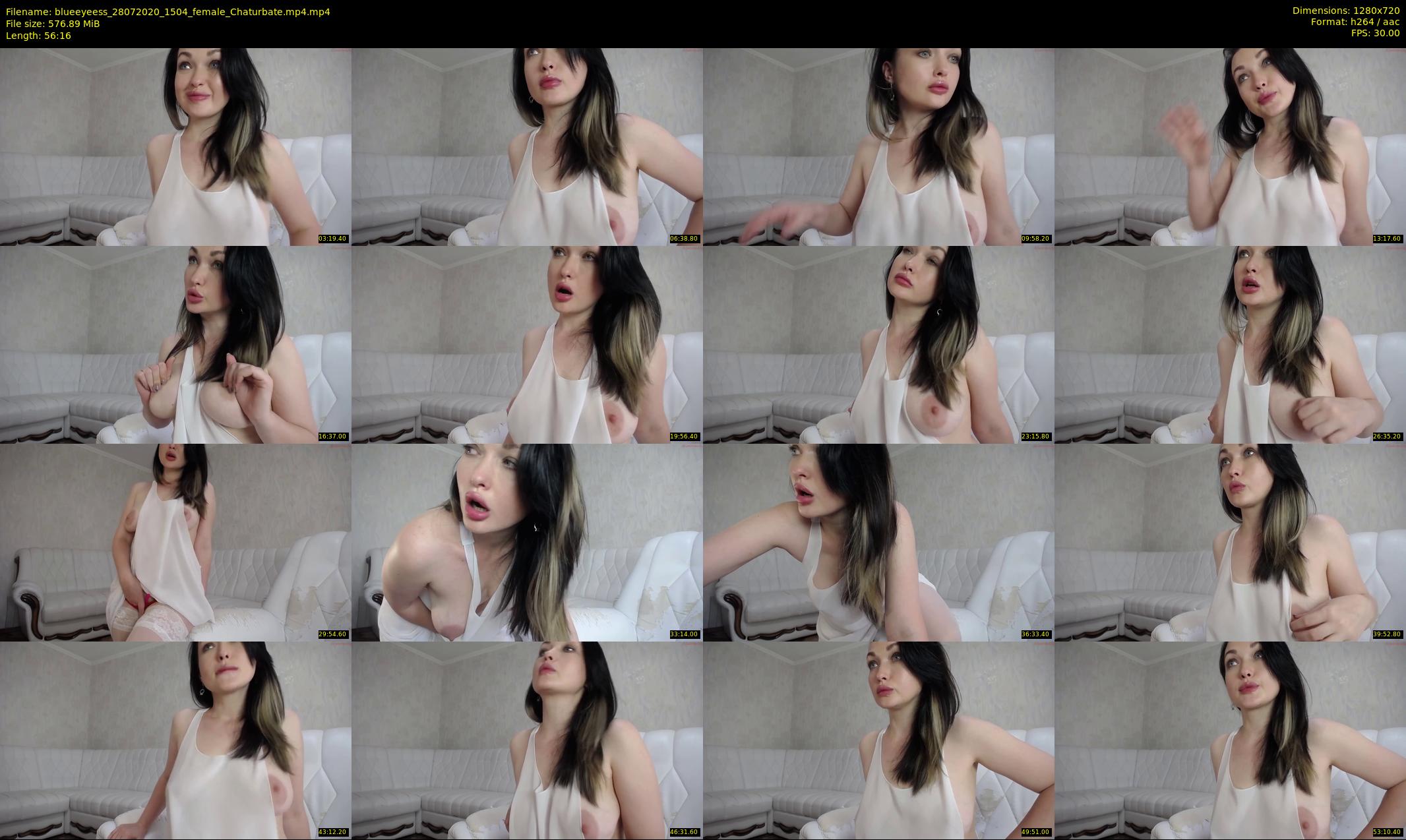 blueeyeess — 57 minute Chaturbate female cam show recording, 720p, Jul 28, 2020
