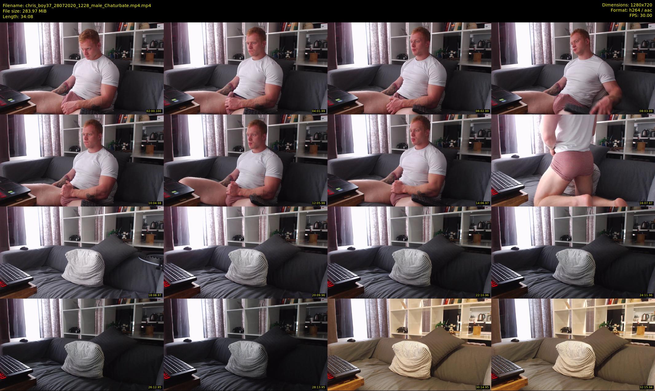 chris_boy37 — 35 minute Chaturbate male cam show recording, 720p, Jul 28, 2020