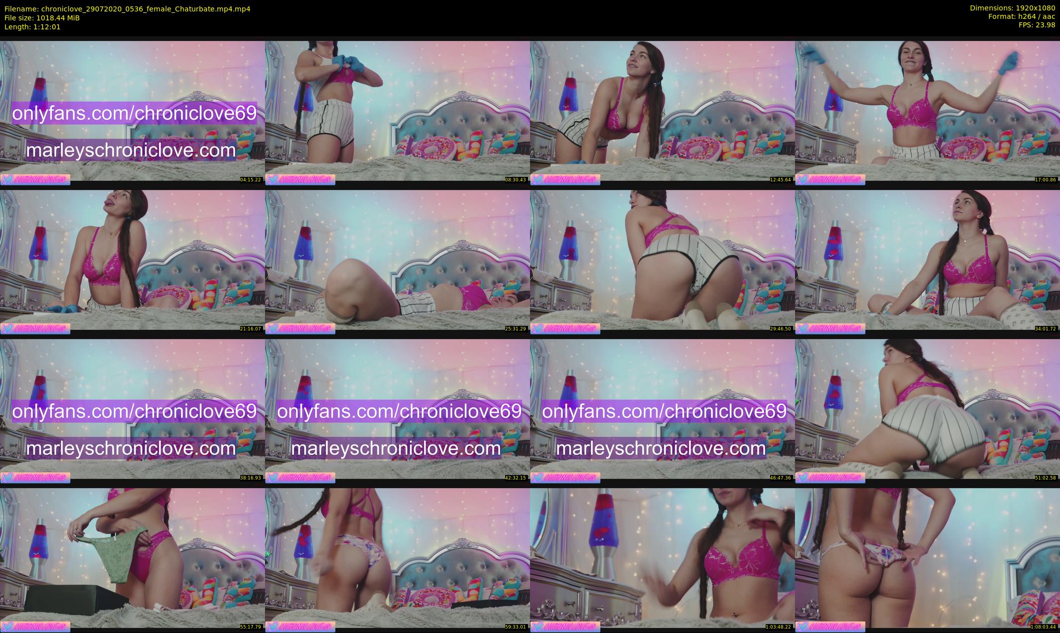 chroniclove — 73 minute Chaturbate female cam show recording, 1080p, Jul 29, 2020