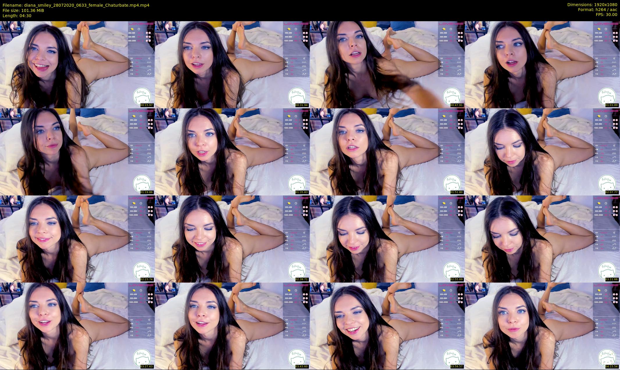 diana_smiley — 5 minute Chaturbate female cam show recording, 1080p, Jul 28, 2020