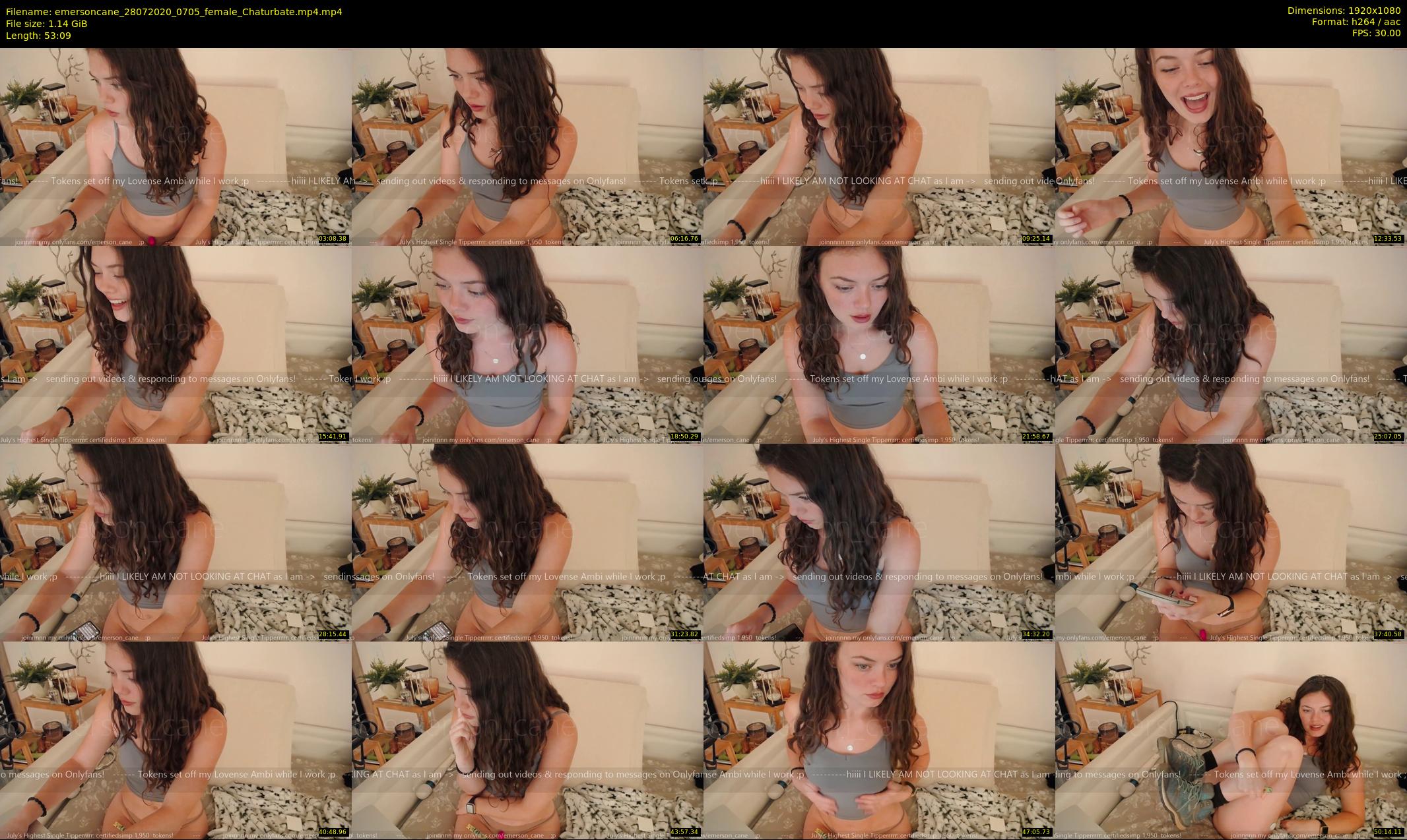 emersoncane — 54 minute Chaturbate female cam show recording, 1080p, Jul 28, 2020