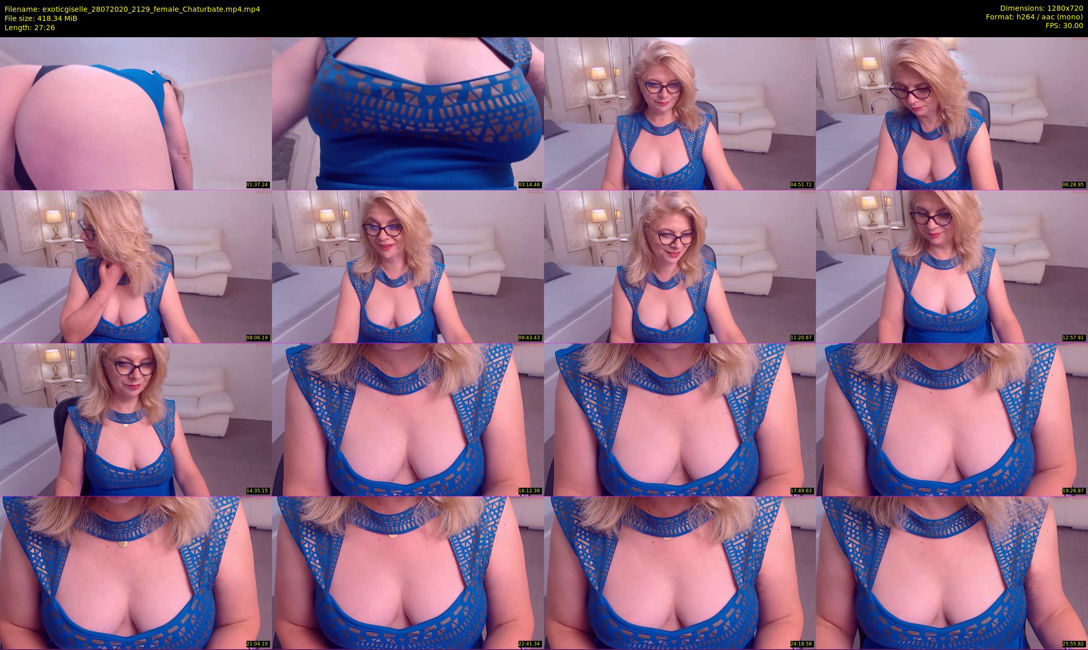 exoticgiselle — 28 minute Chaturbate female cam show recording, 720p, Jul 28, 2020
