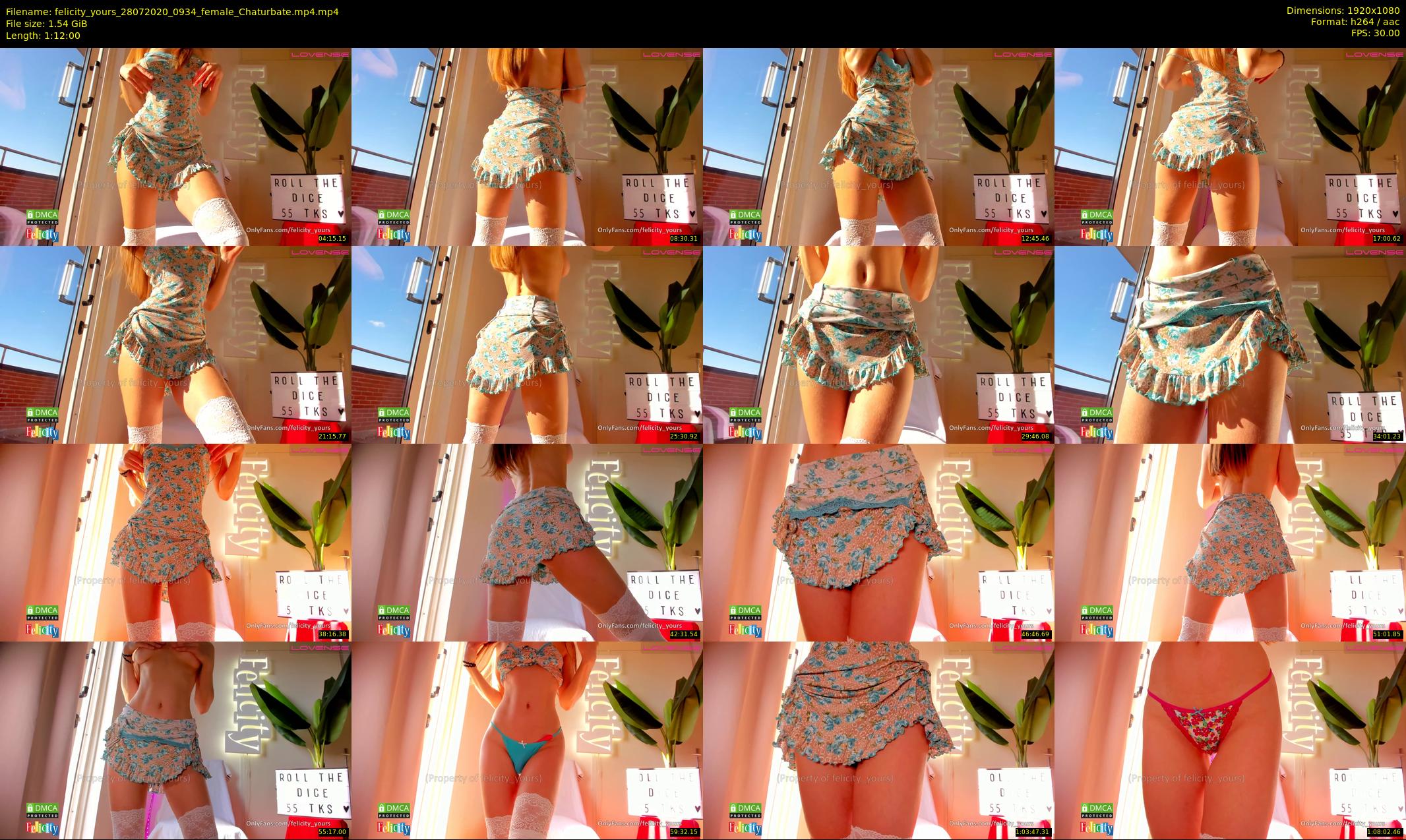 felicity_yours — 72 minute Chaturbate female cam show recording, 1080p, Jul 28, 2020