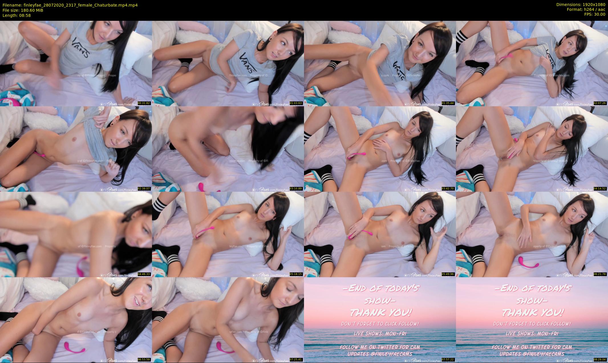 finleyfae — 9 minute Chaturbate female cam show recording, 1080p, Jul 28, 2020