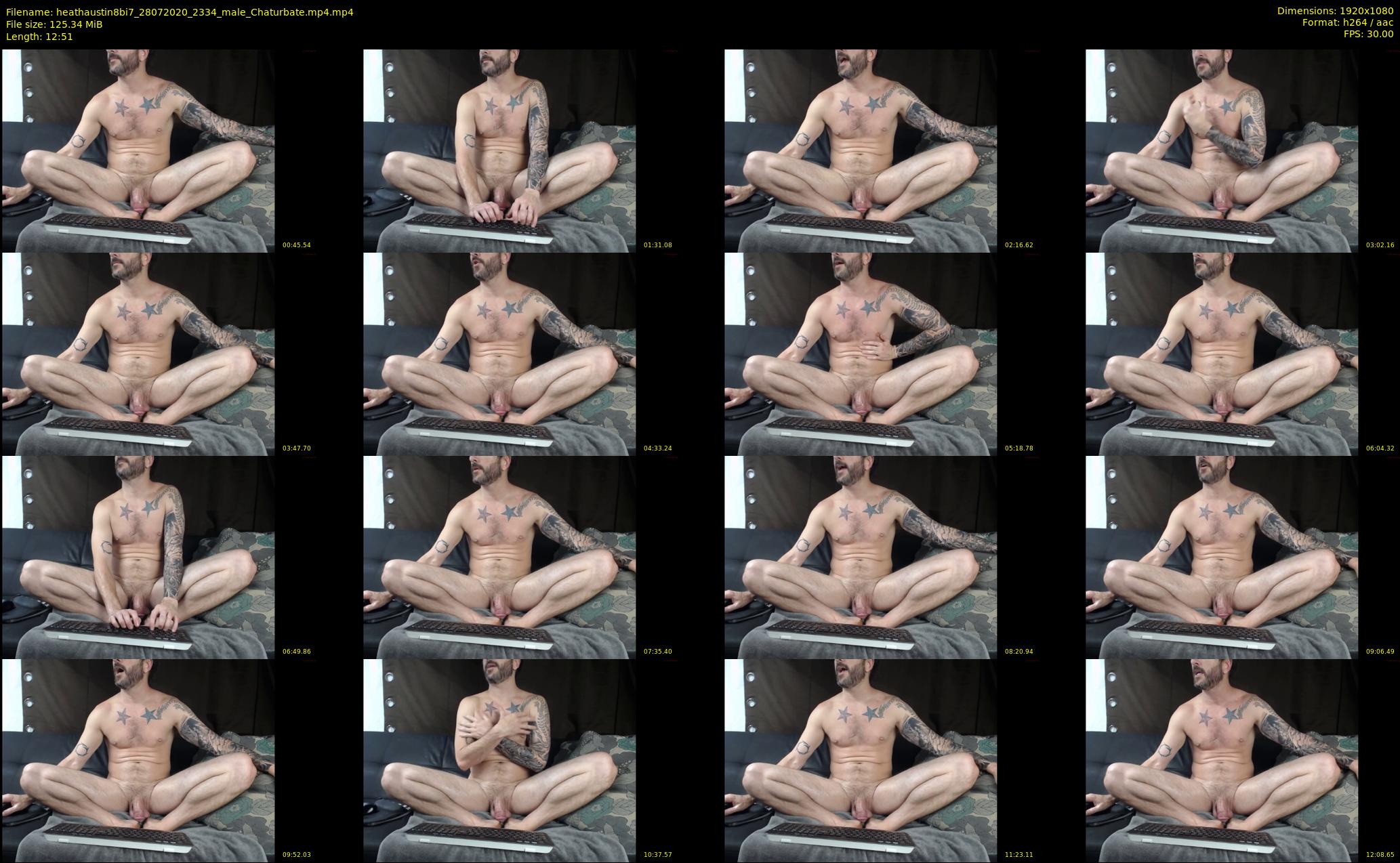 heathaustin8bi7 — 13 minute Chaturbate male cam show recording, 1080p, Jul 28, 2020